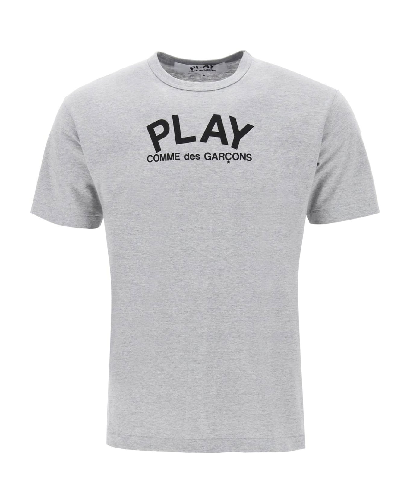 Comme des Garçons Play Unisex T-shirt With Prints - GREY (Grey)