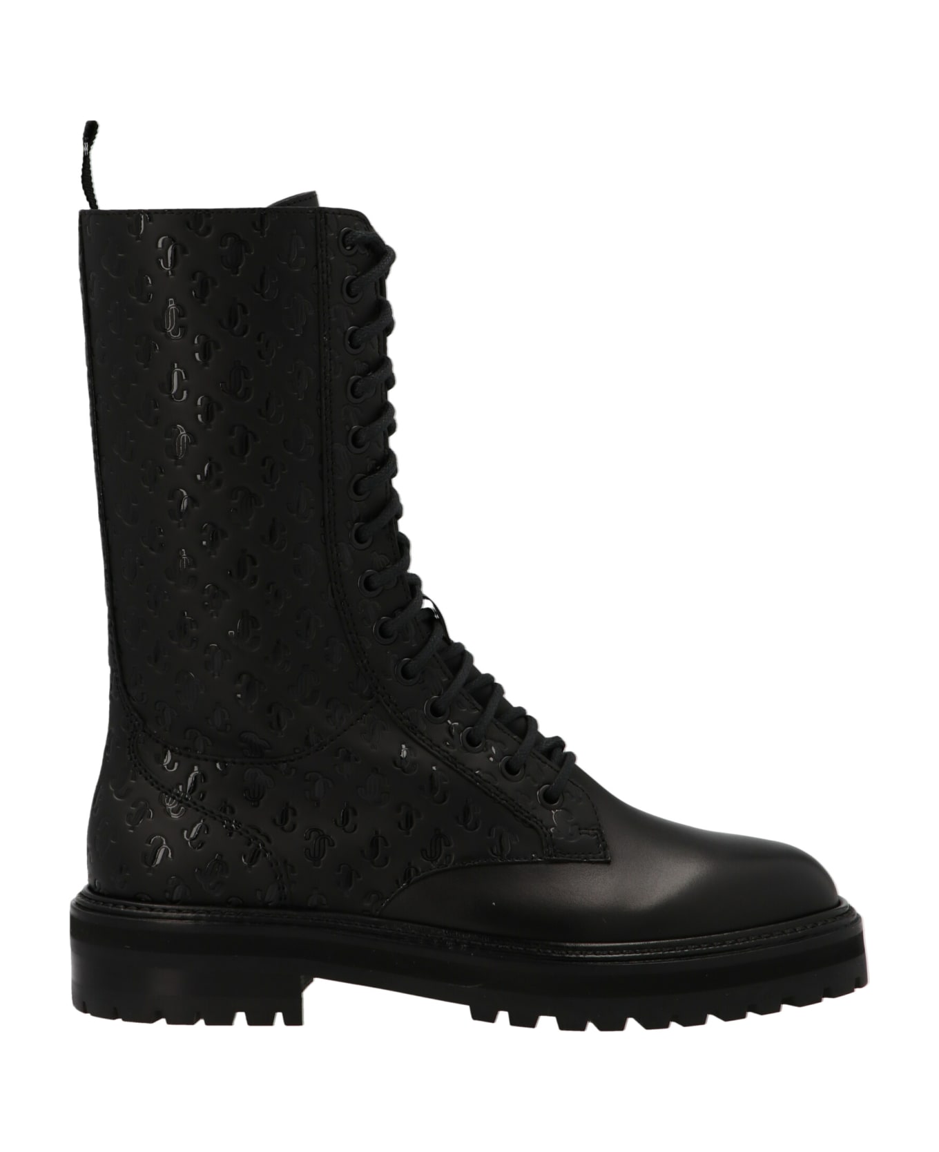 Jimmy Choo 'cora  Combat Boots - Black  