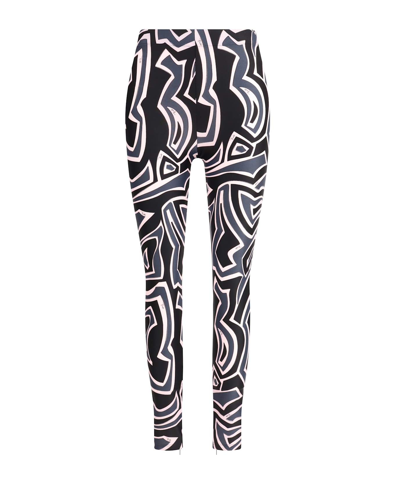Pucci Leggings With Marmo Print - BLACK PINK