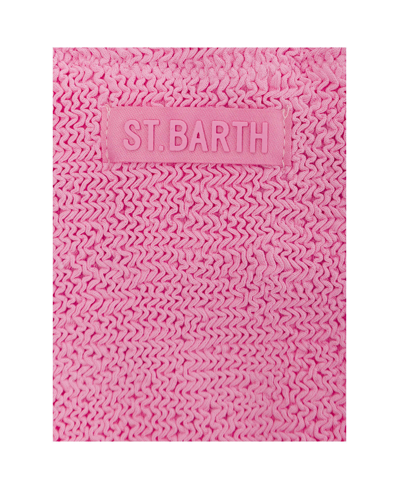 MC2 Saint Barth Pink Two-piece Bikini In Stretch Fabric Girl - Pink