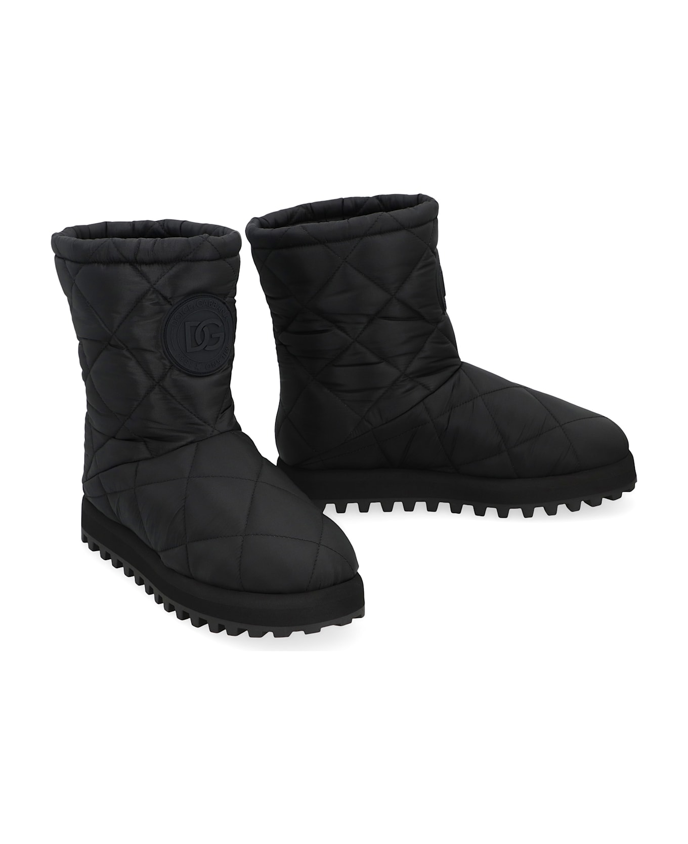 Dolce 
Gabbana Quilted Nylon Boots