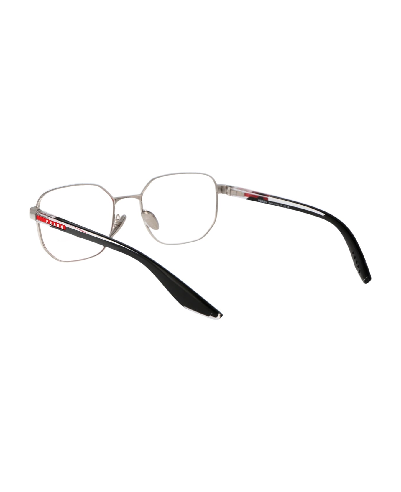 Prada Linea Rossa 0ps 50qv Glasses - 1BC1O1 SILVER アイウェア