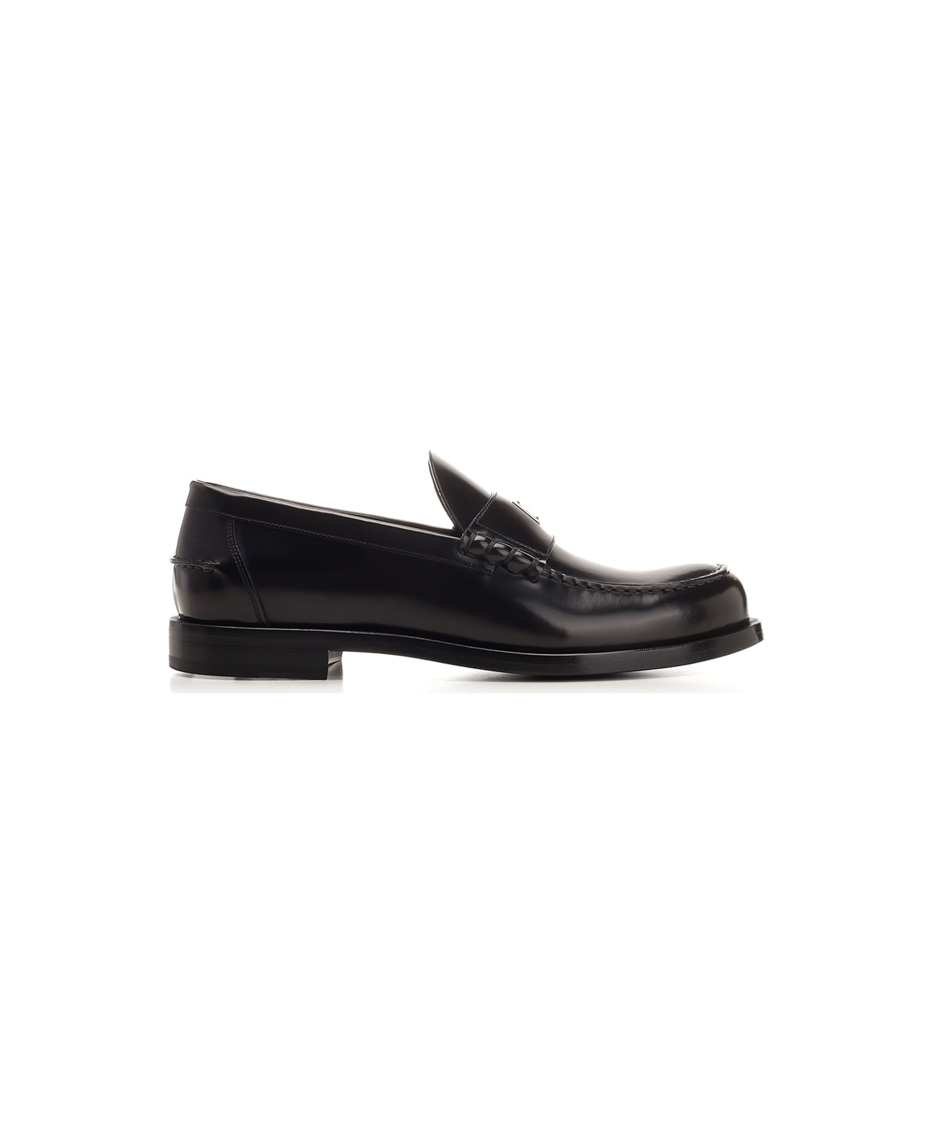 Givenchy Brushed Leather Loafers - Black