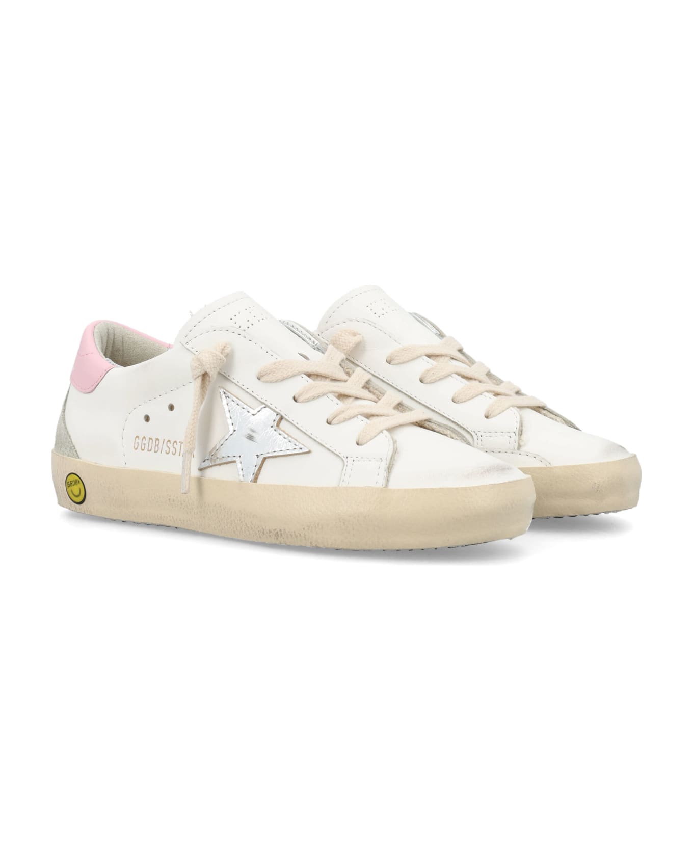 Golden Goose Super-star Classic Sneakers - WHITE/SILVER/ICE