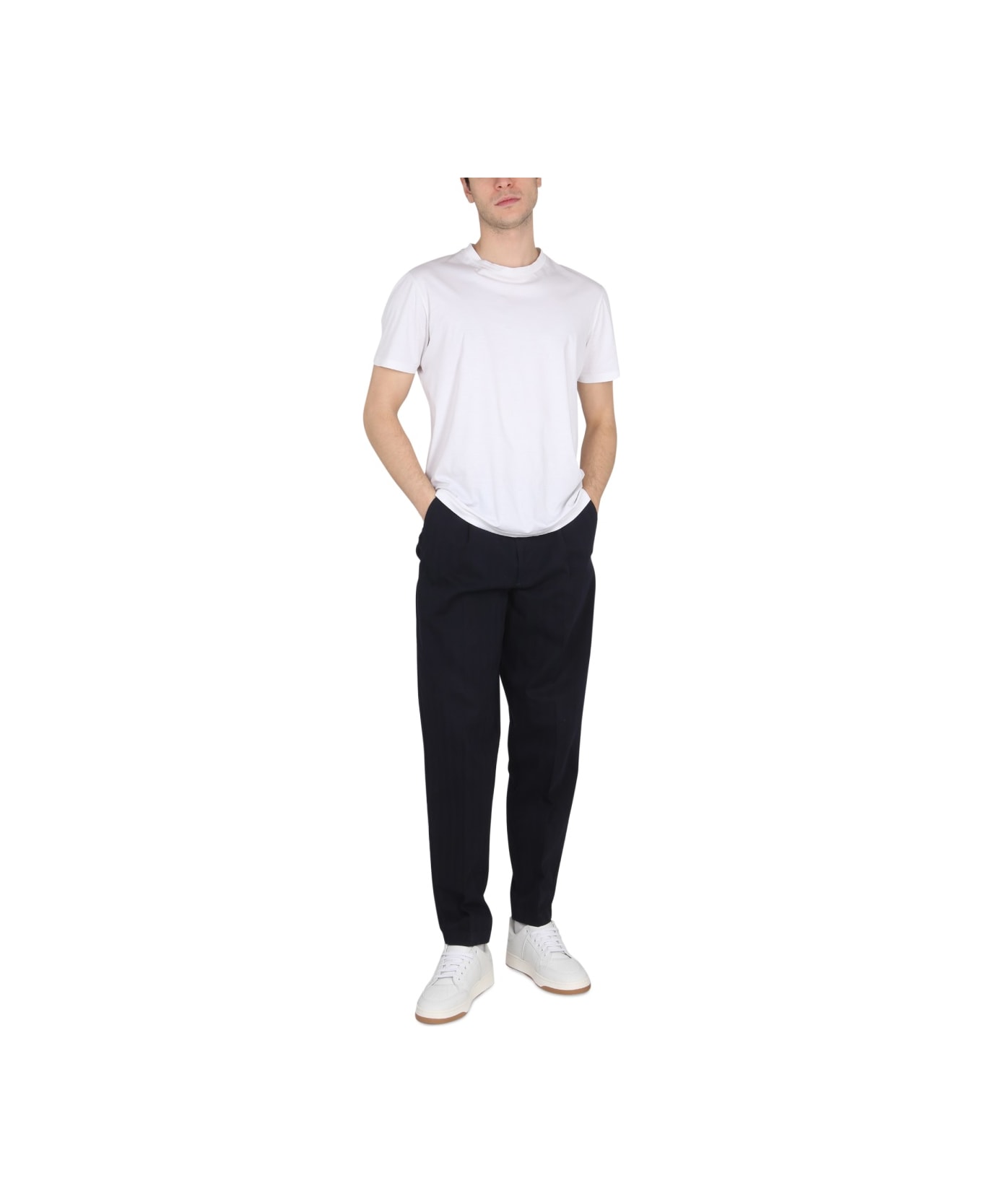 PS by Paul Smith Twill Pants - BLUE