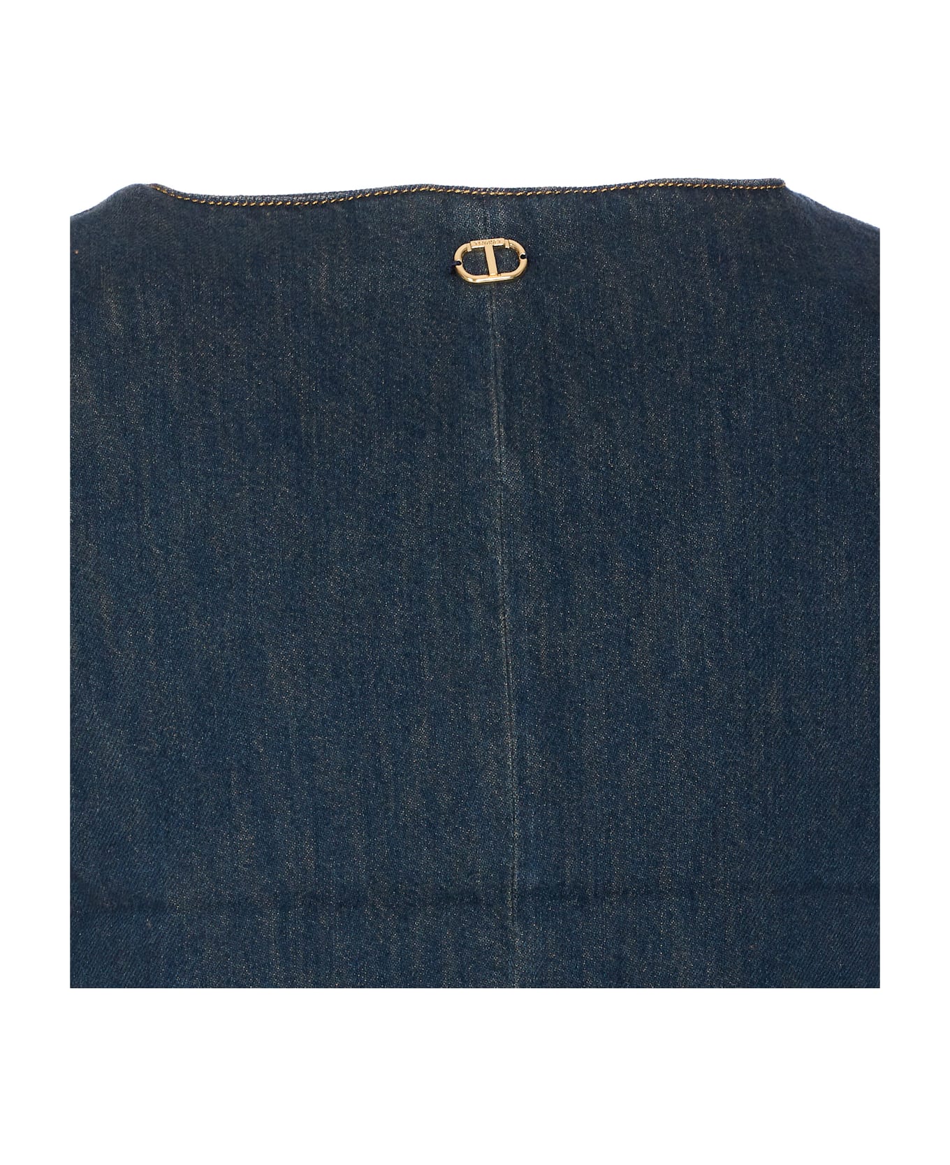 TwinSet Denim Vest - Blue