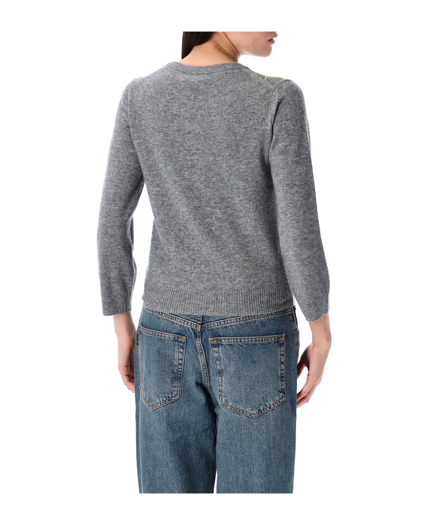 Ganni Check Cardigan - PALOMA MELANGE