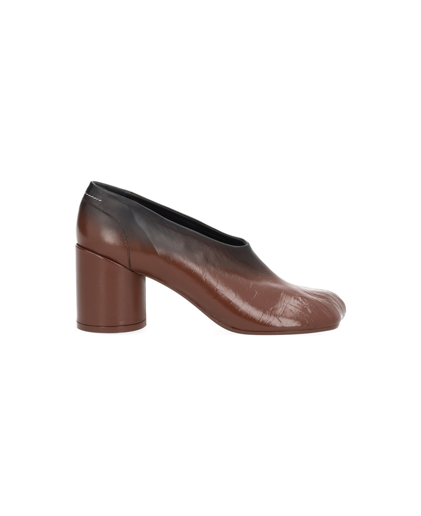 MM6 Maison Margiela Décolleté "anatomic" - BROWN