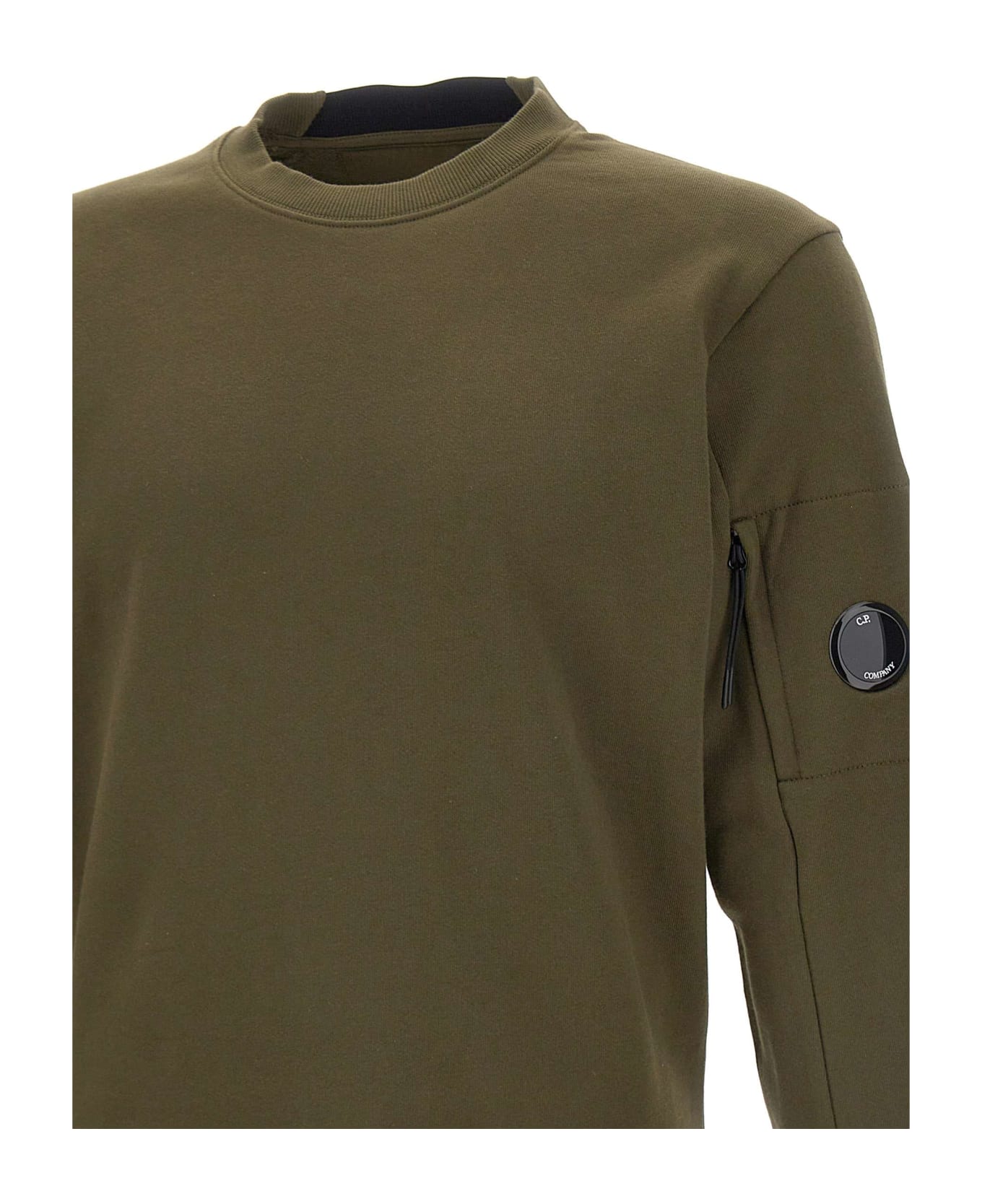 C.P. Company Cotton Sweatshirt - GREEN フリース