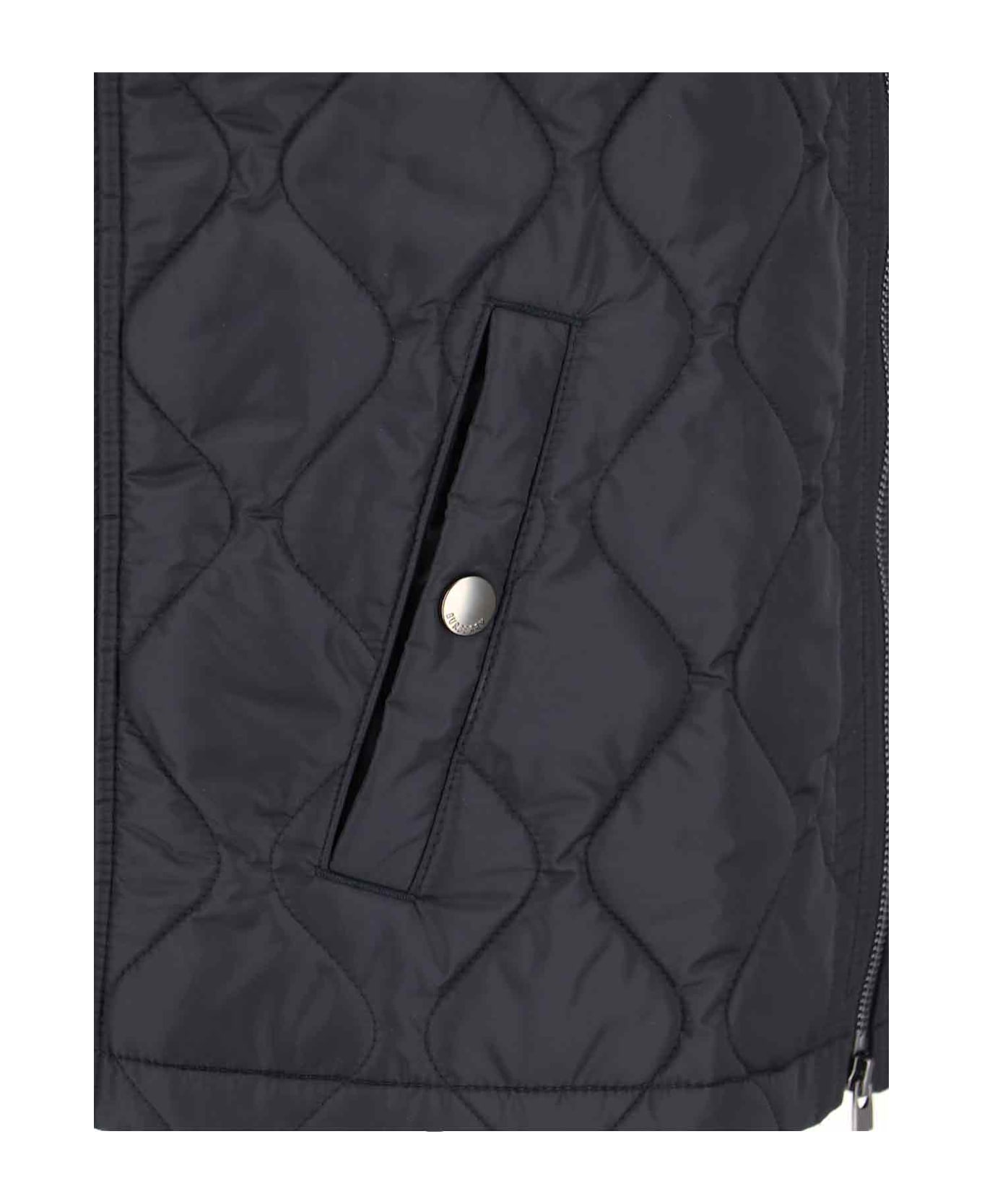 Burberry Quilted Vest - BLACK