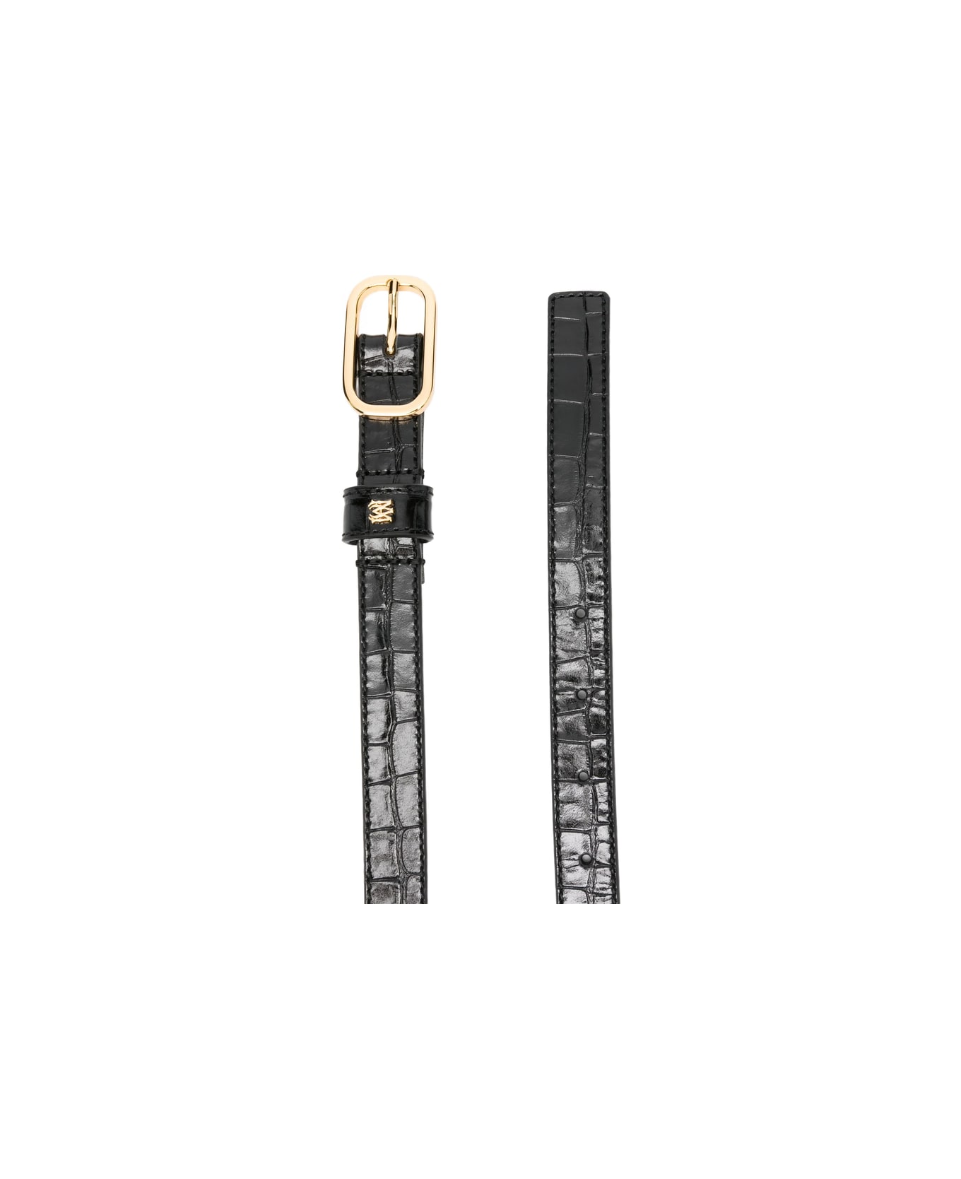 AMIRI Belt - BLACK/GOLD