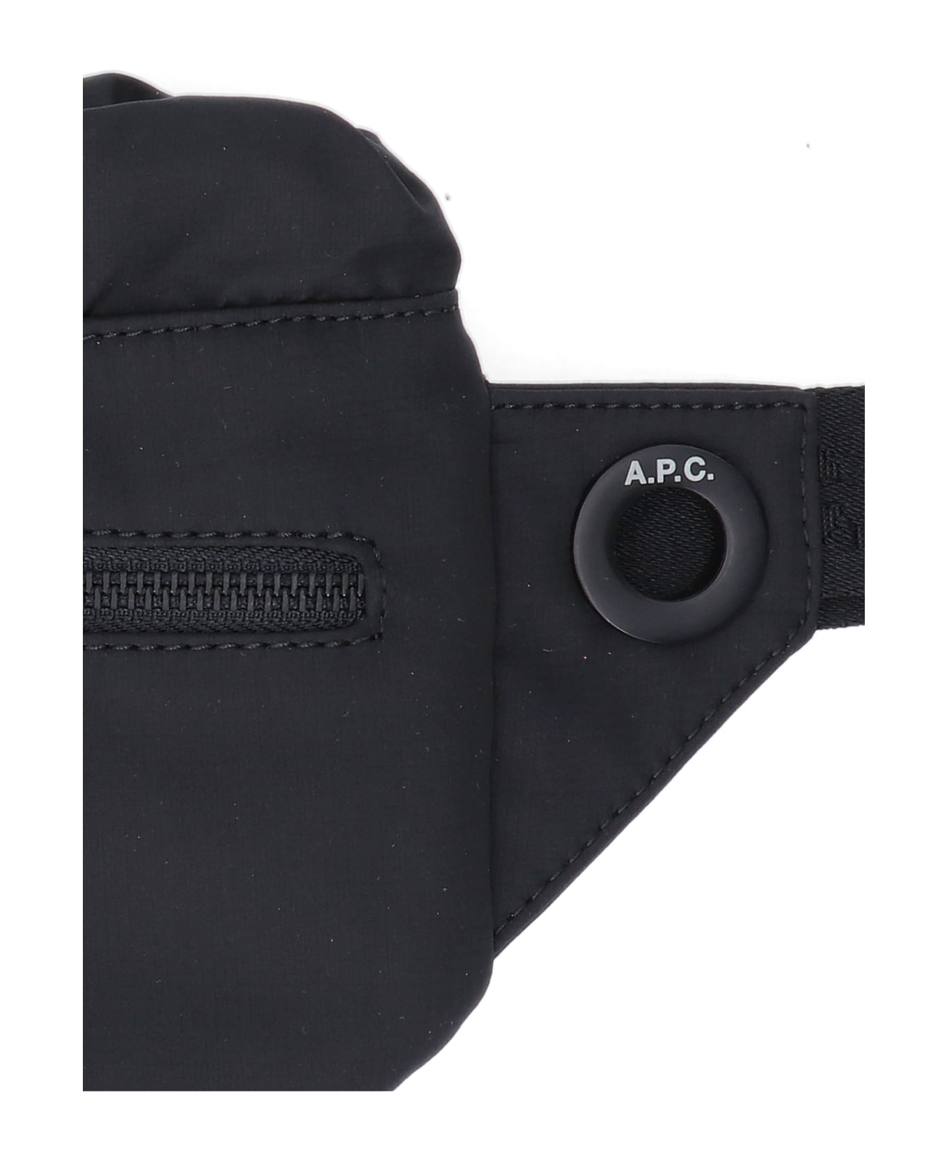 A.P.C. Reset Technical Fabric Belt Bag - Black ベルトバッグ