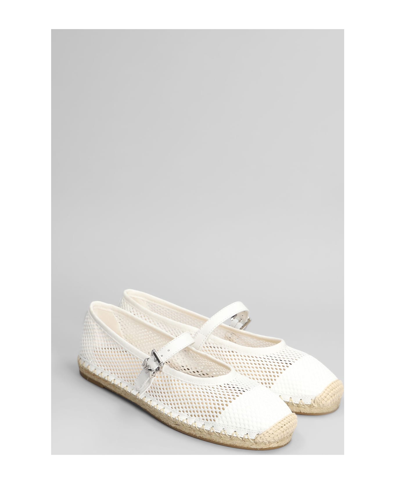 Michael Kors Lynn Espadrilles In White Fabric - white