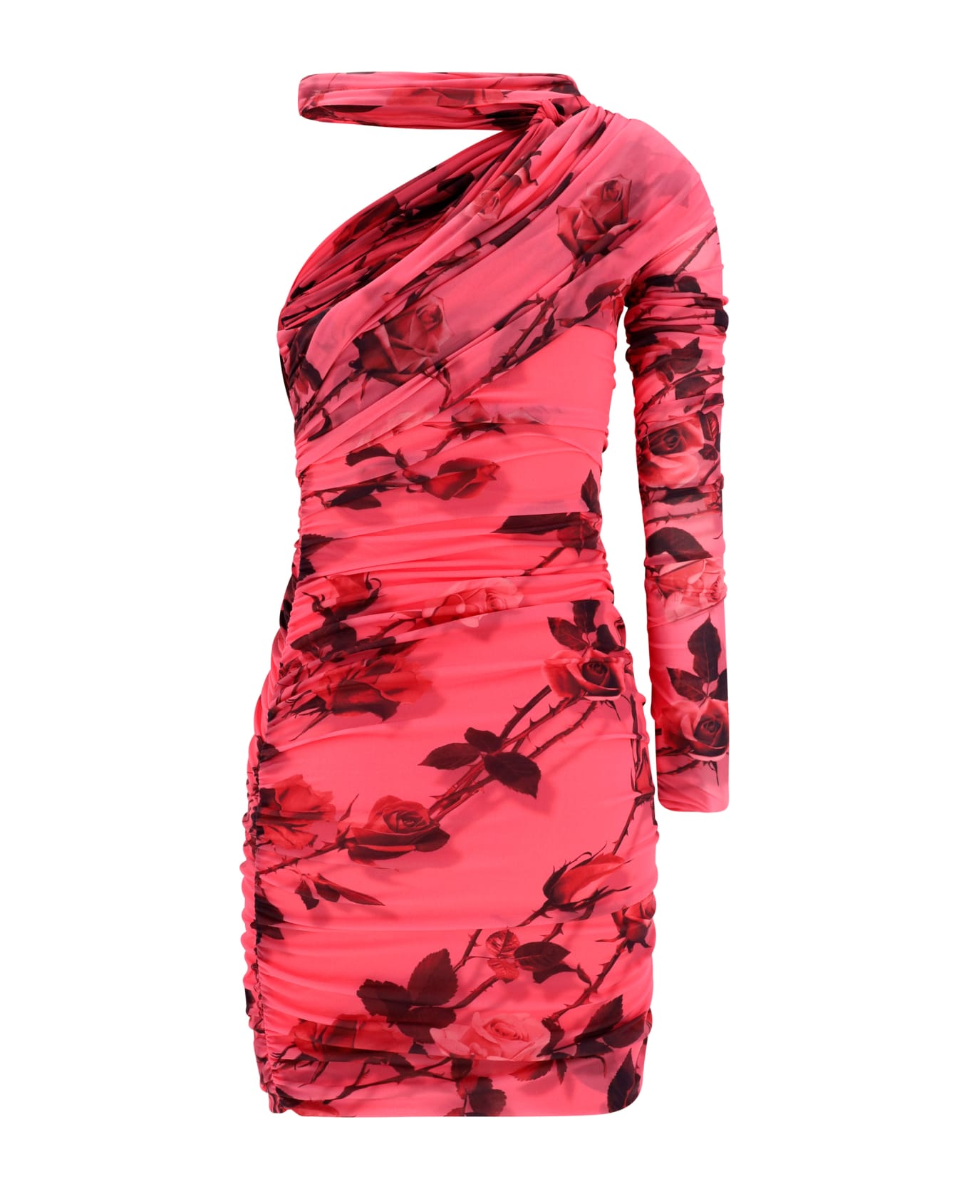 Blumarine Dress - Geranio/red Bud ワンピース＆ドレス