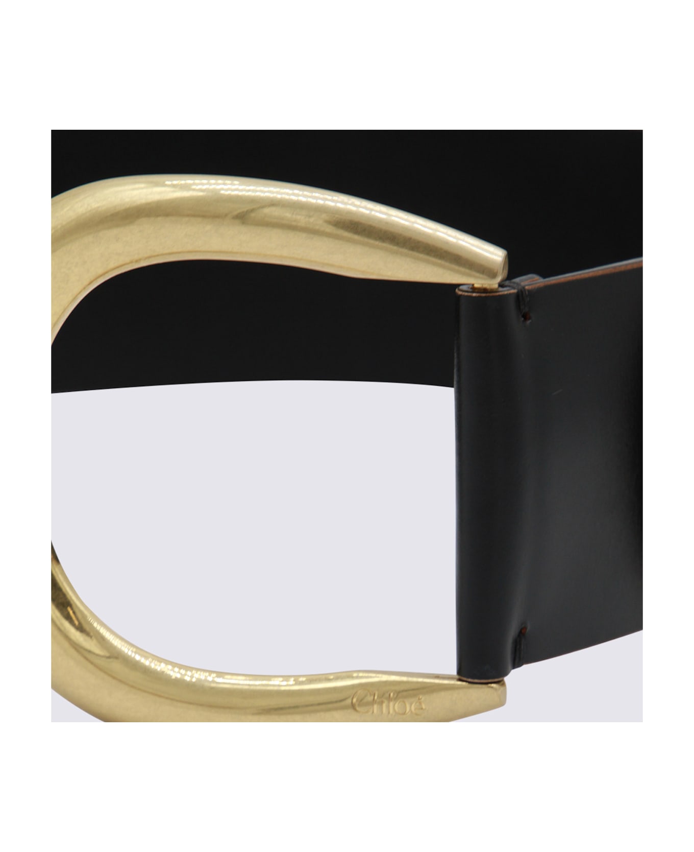Chloé Black Leather Belt - Black