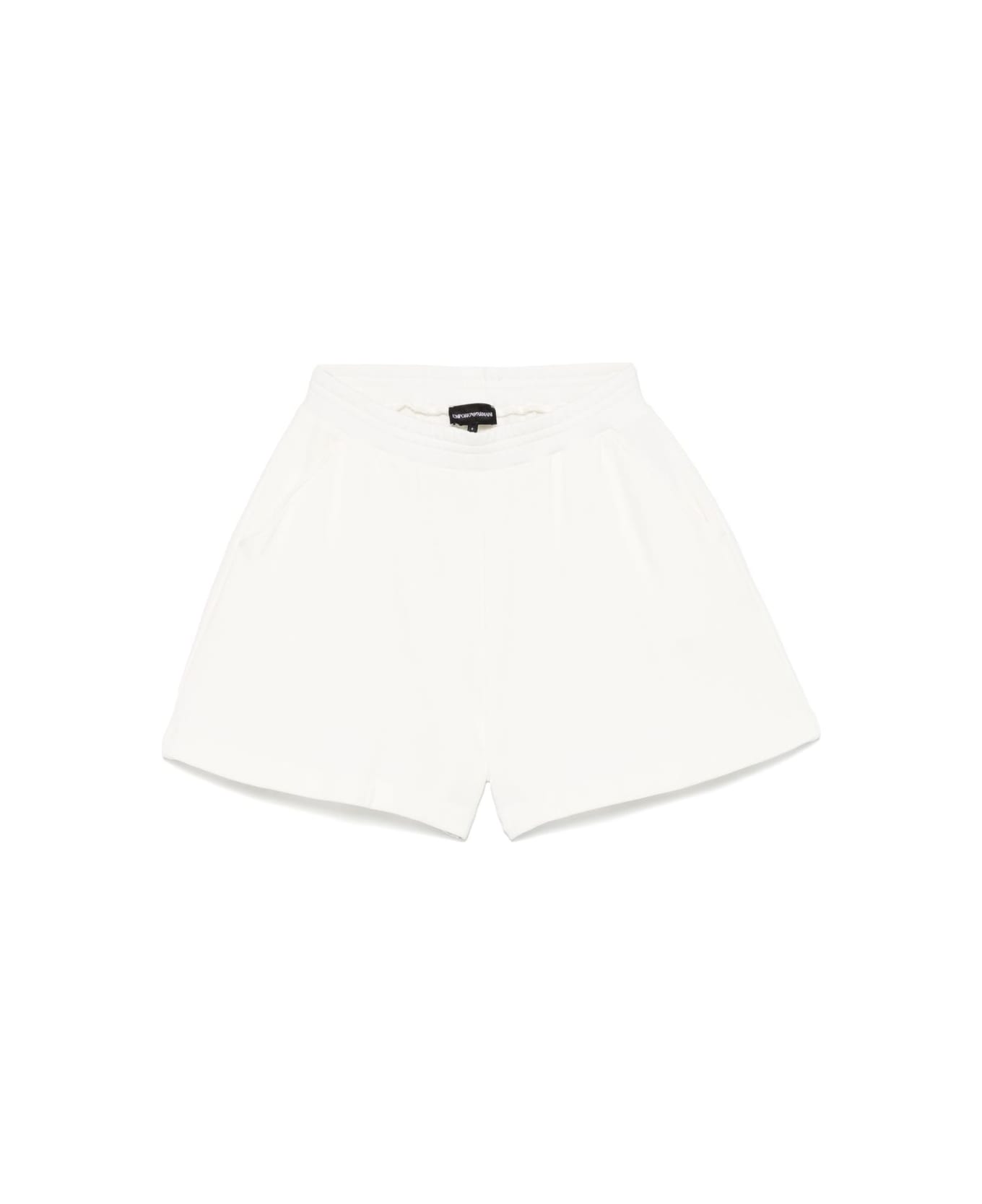 Emporio Armani Organic Cotton Shorts - White