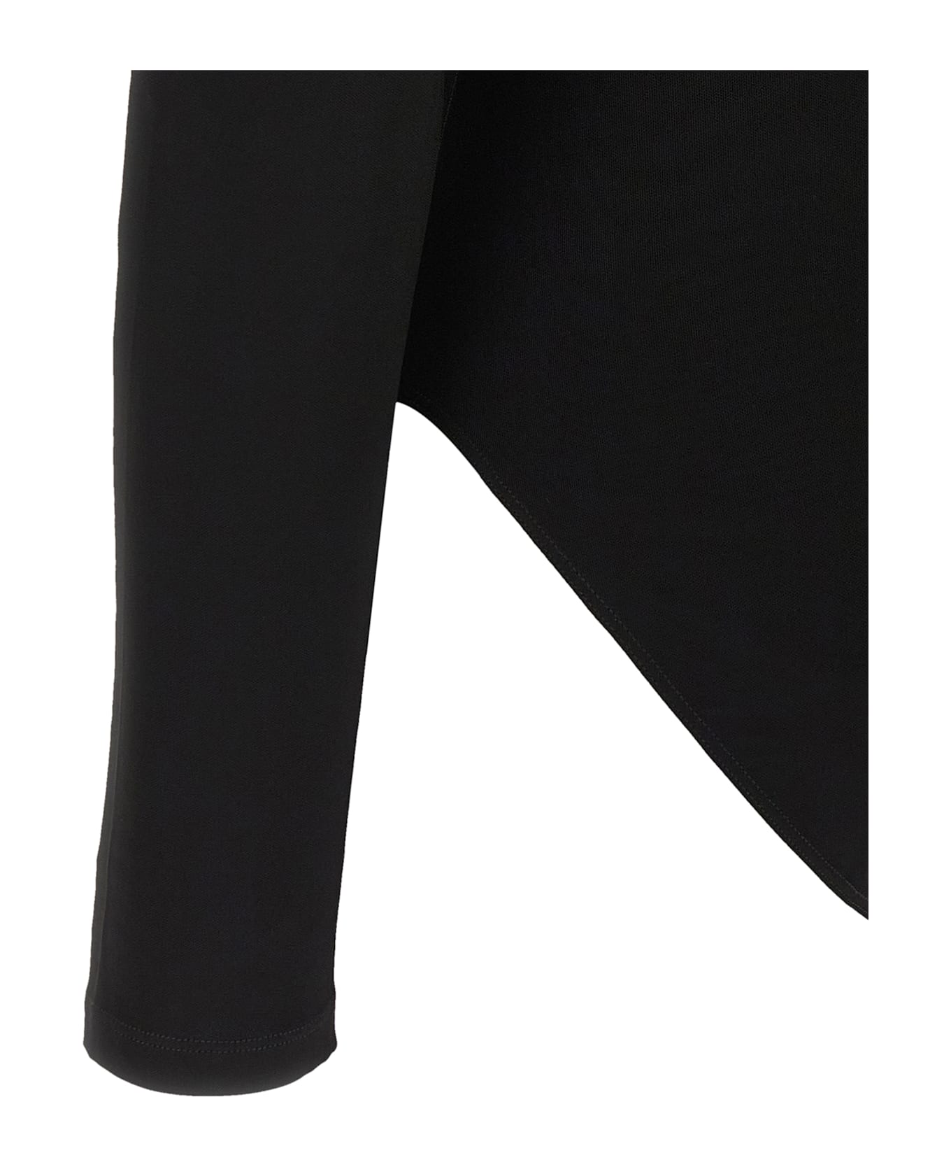 Marine Serre Jewel Pendant Bodysuit - BLACK