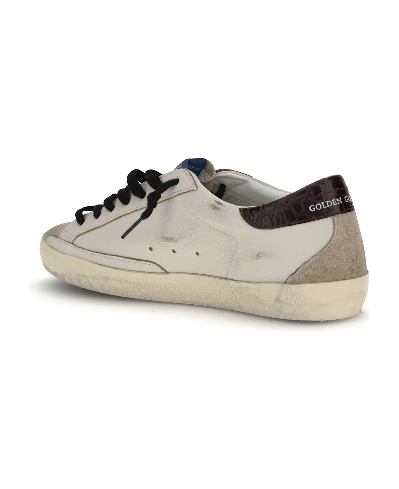 Golden Goose 
superstar
 White Leather Sneakers