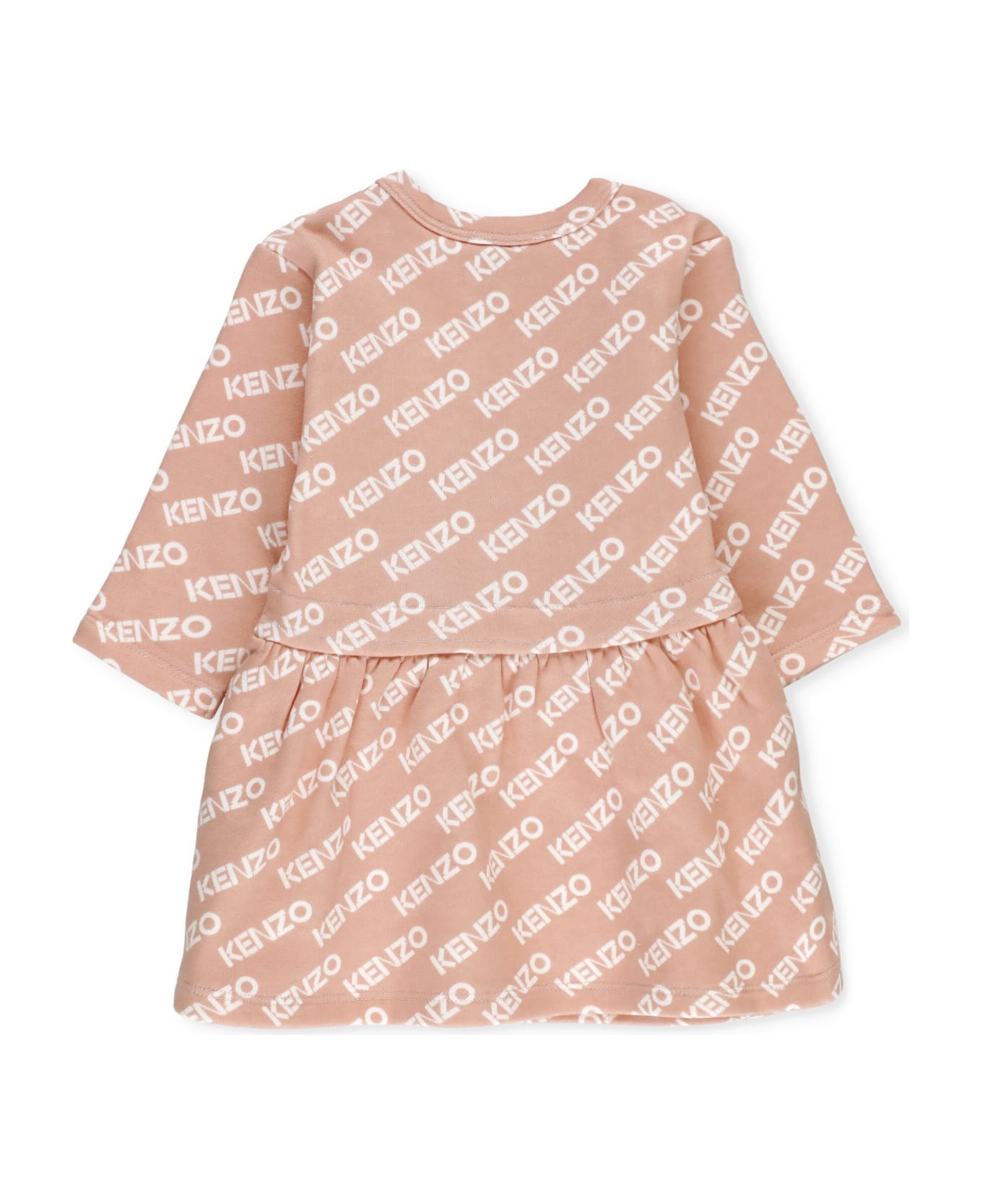 Kenzo Kids Cotton Dress - Pink