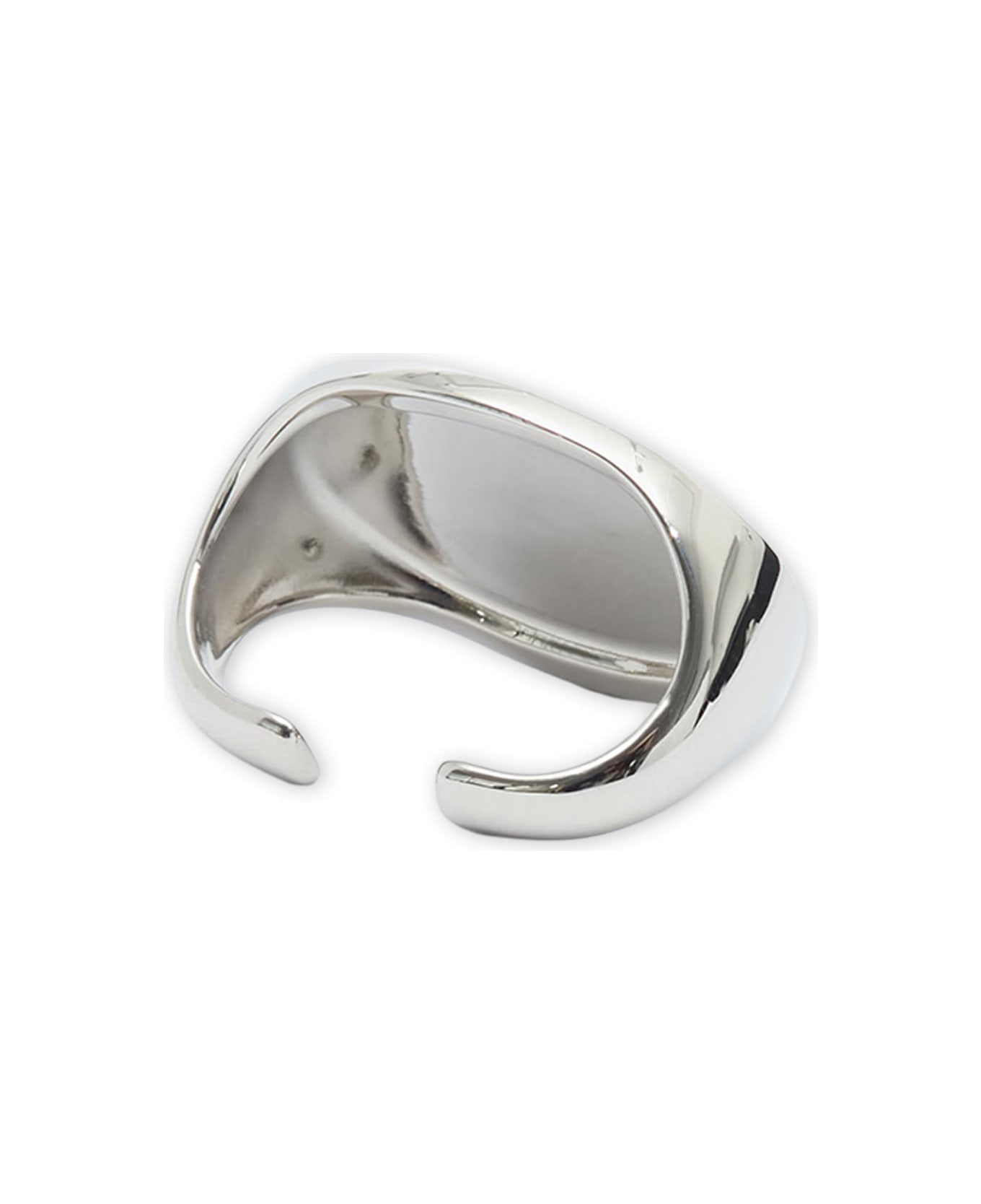 MM6 Maison Margiela Metal Ring - Polished palladio
