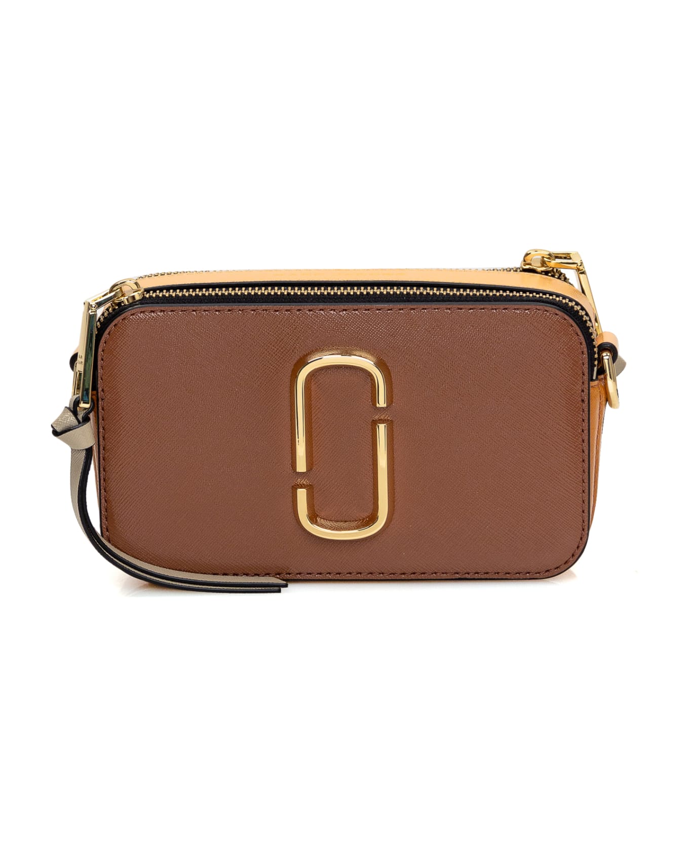 Marc Jacobs 'the Snapshot' Leather Bag - Brown ショルダーバッグ