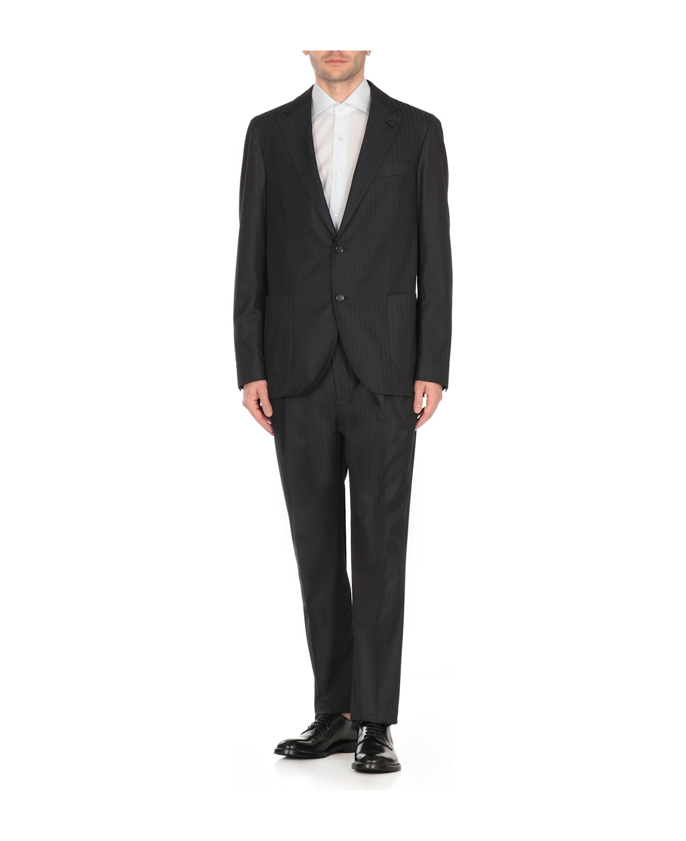 Lardini Cotton Suit - Blue