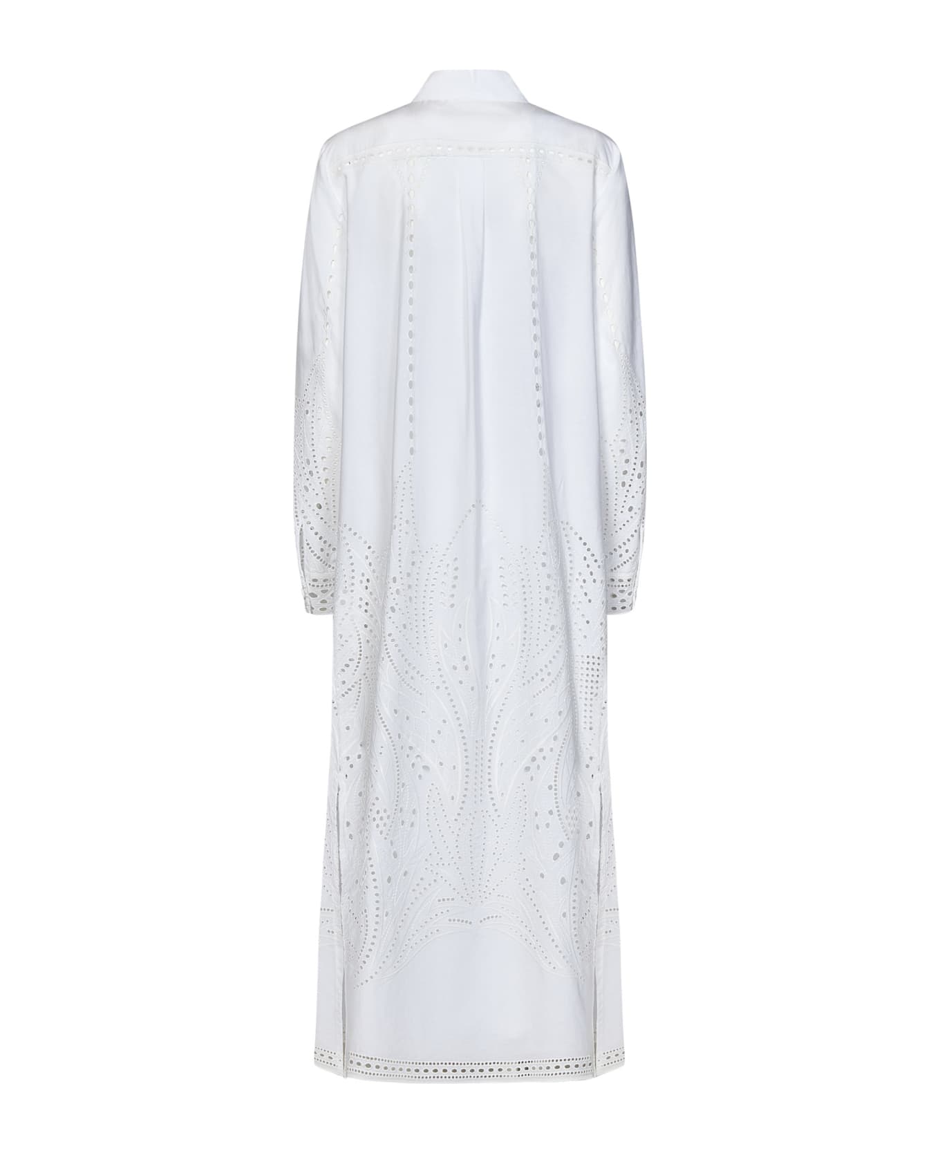 Alberta Ferretti Midi Dress - White ワンピース＆ドレス
