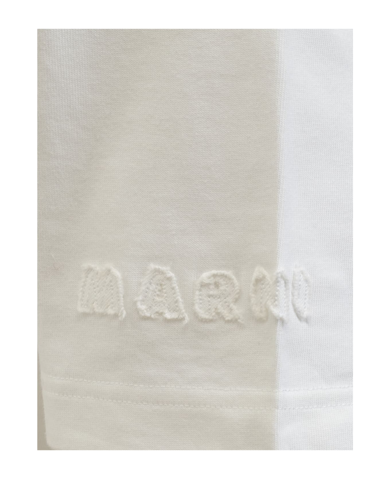Marni Polo Shirt With Logo - LILY WHITE