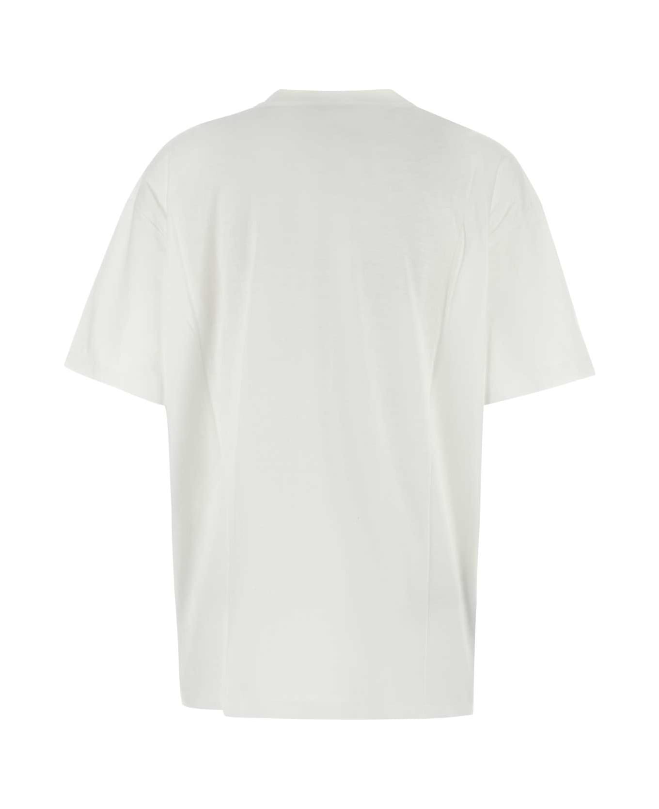 Prada White Cotton Oversize T-shirt - BIANCO