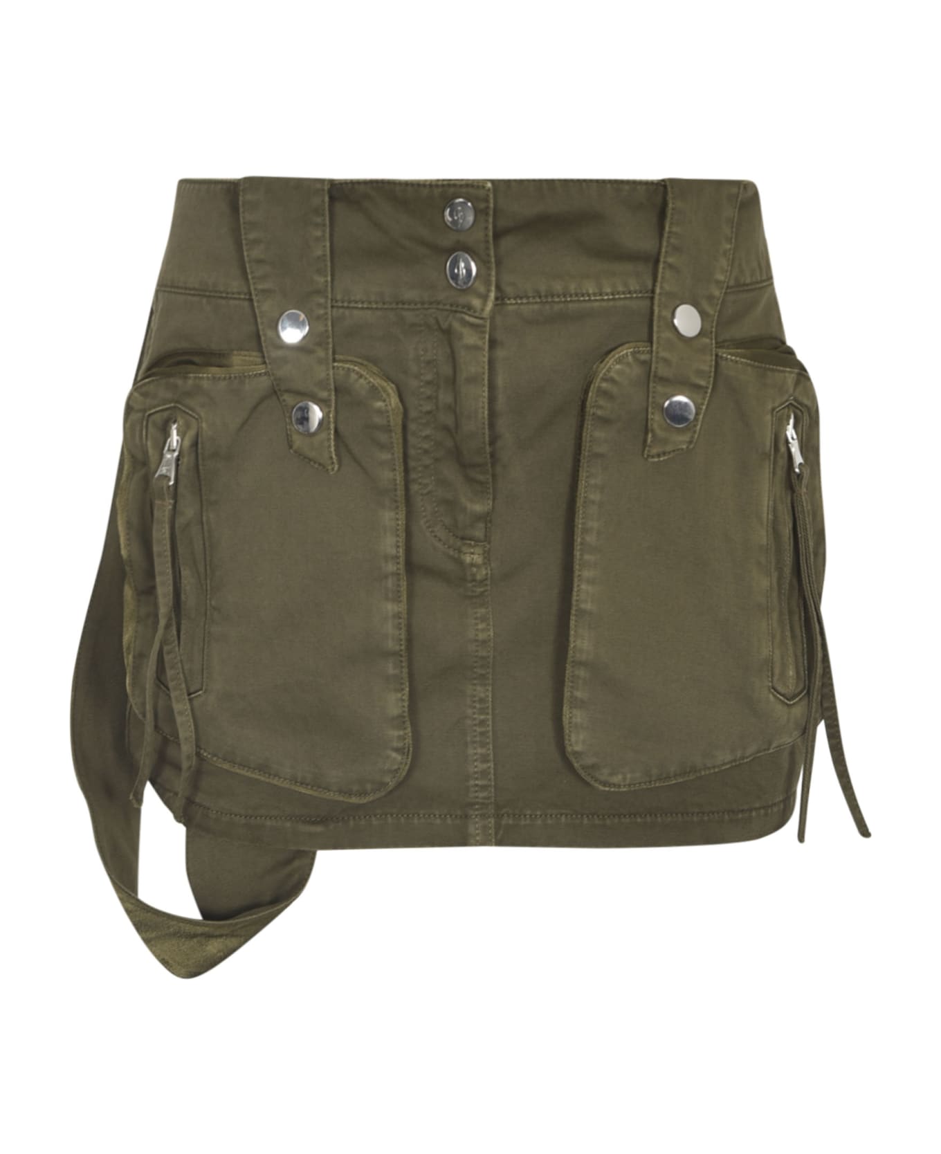 Blumarine Pocket Detail Skirt - Military