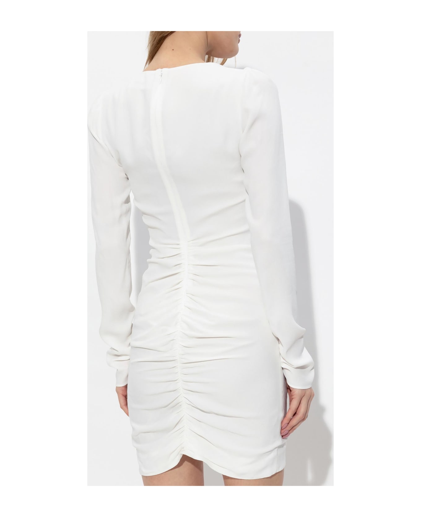 Dsquared2 Ruched Dress - Bianco ワンピース＆ドレス