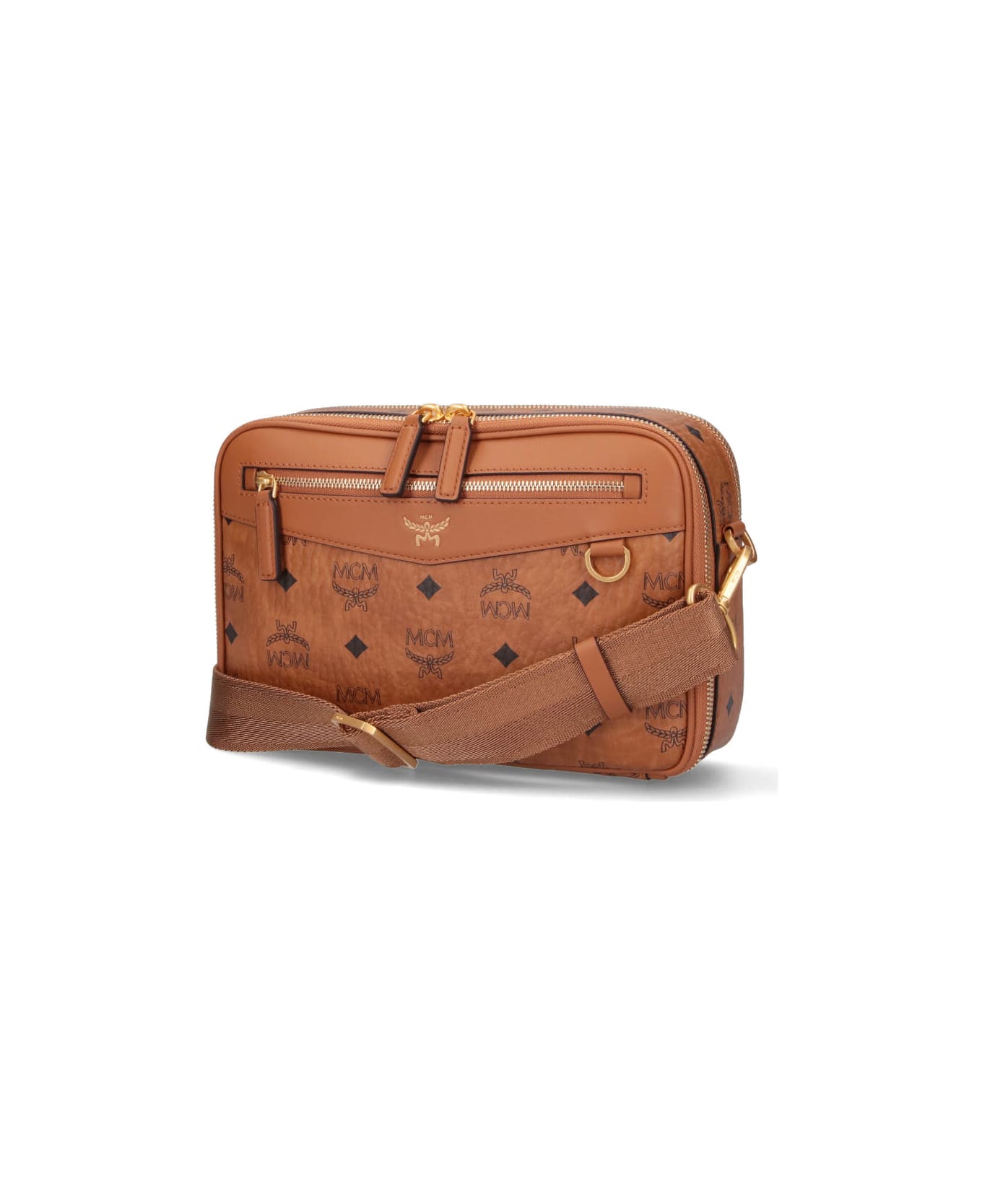 MCM 
 Diamond
 Crossbody Bag - Brown