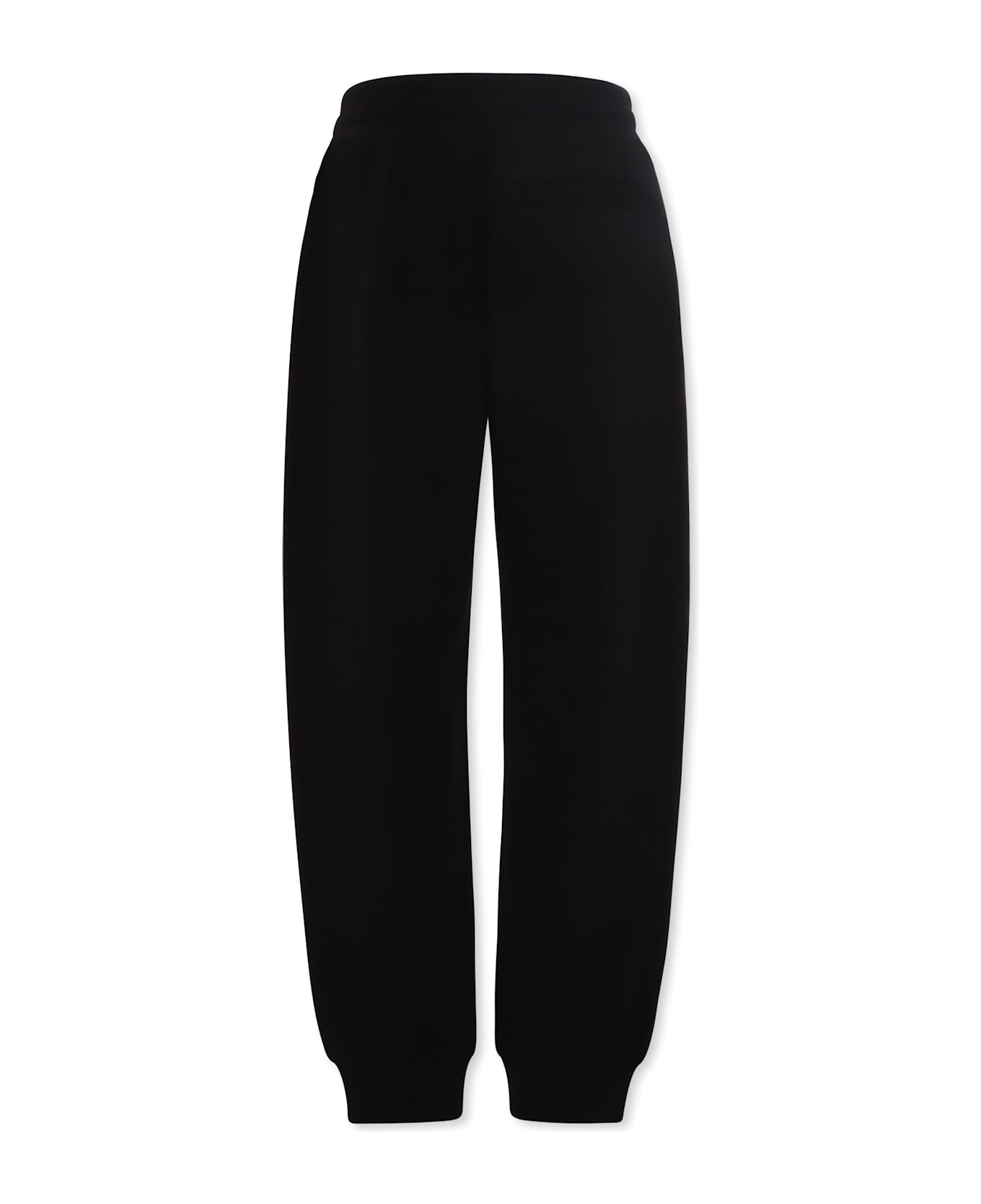 Dolce 
Gabbana Black Trousers For Kids With Logo - Black