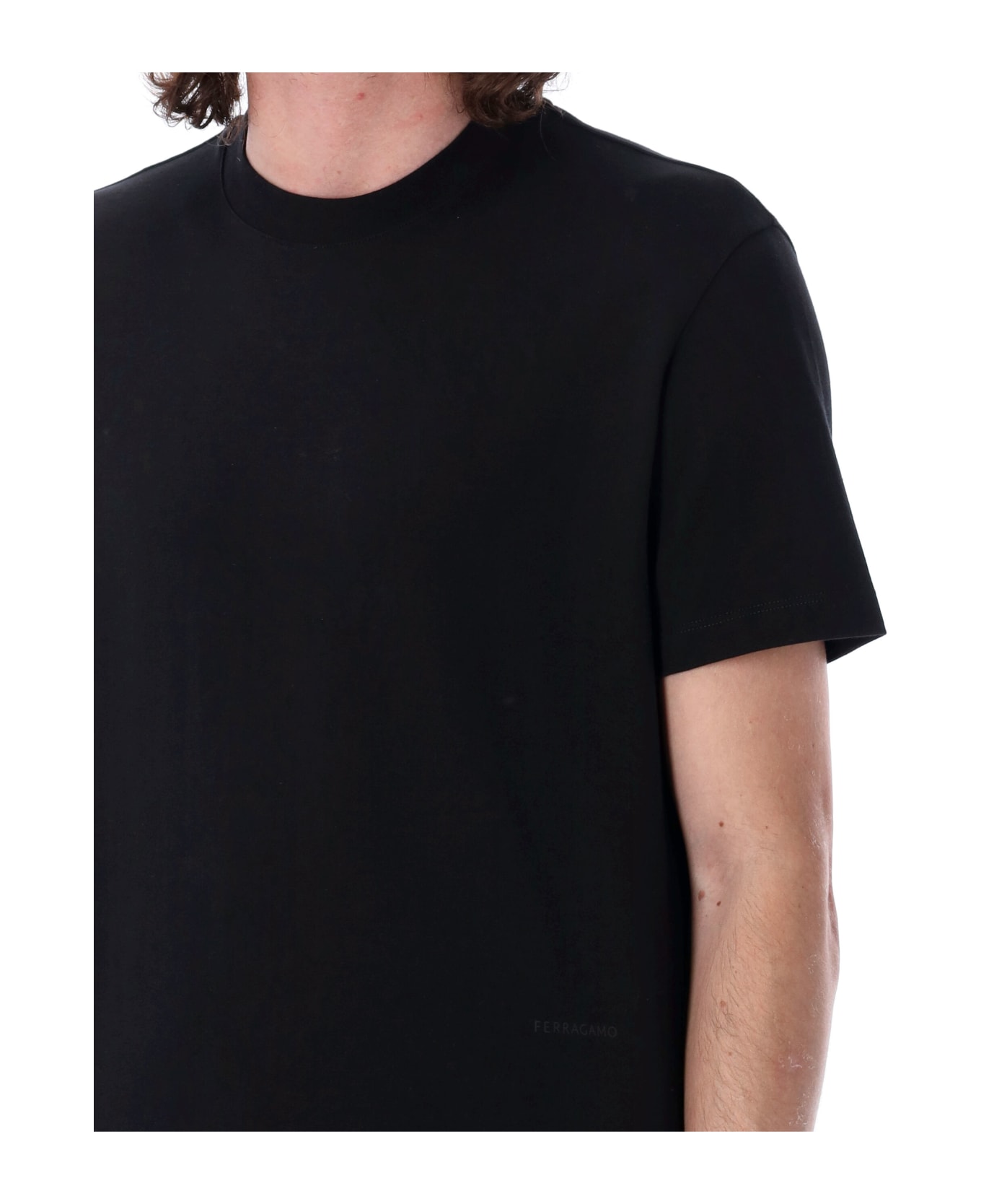 Ferragamo Classic S/s T-shirt - BLACK