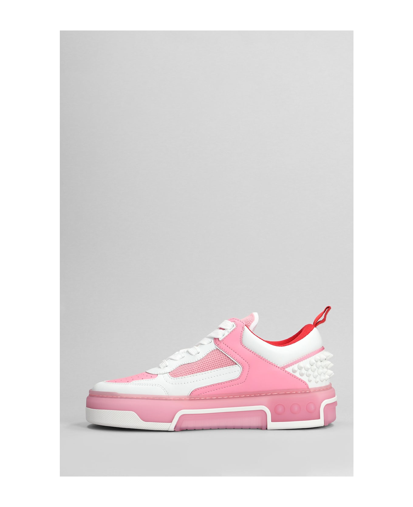 Christian Louboutin Astroloubi Sneakers In White Leather And Fabric - white