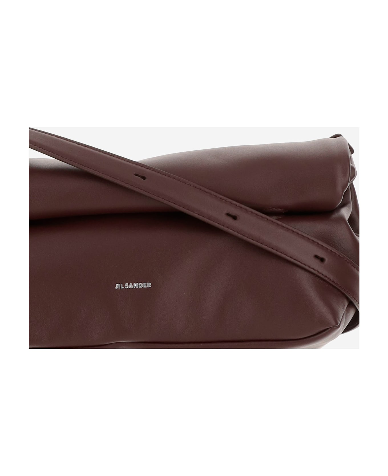 Jil Sander Rollup Tracola Bag Small - Brown