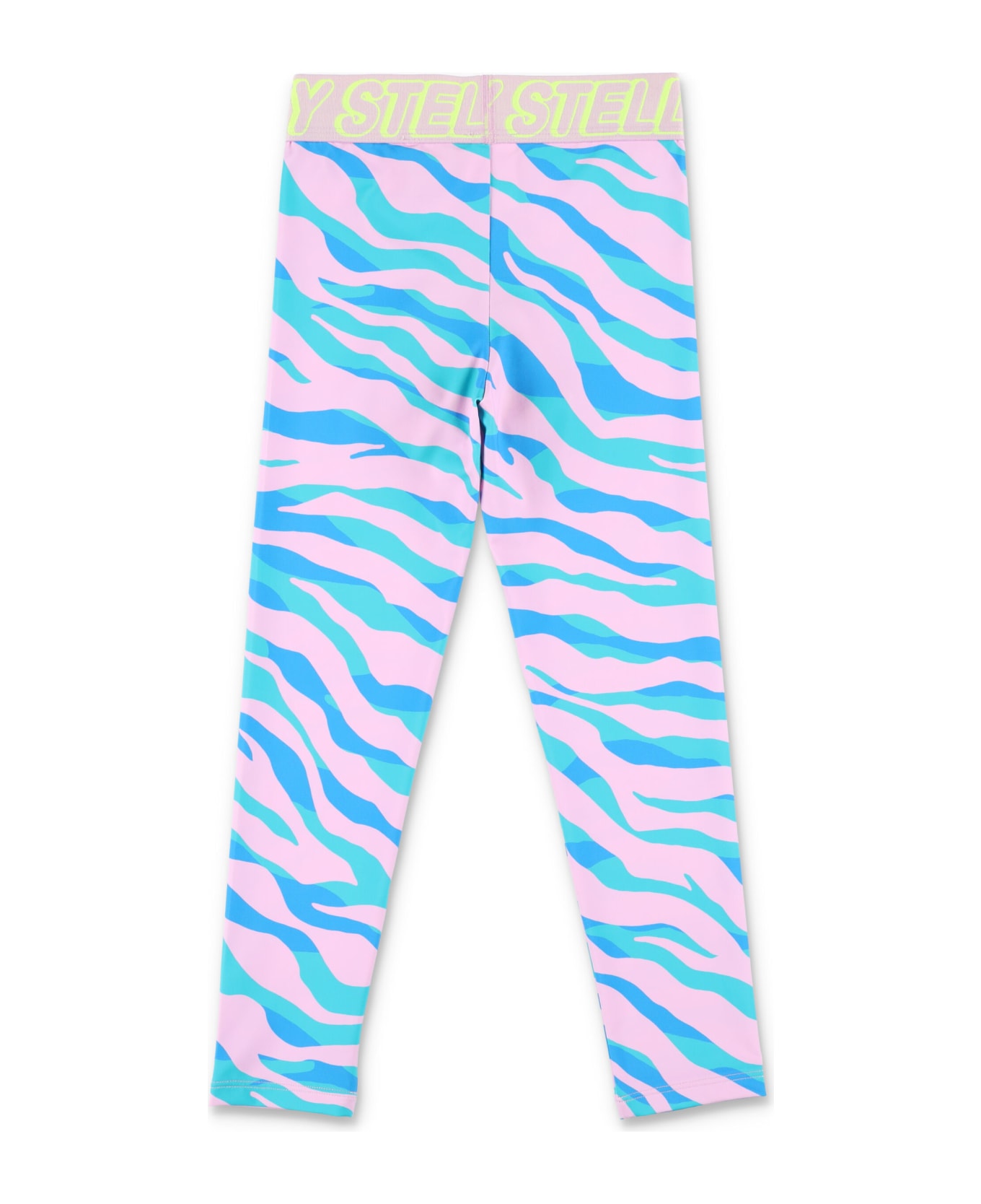 Stella McCartney Kids Zebra Print Leggings - BLUE MULTICOLOR