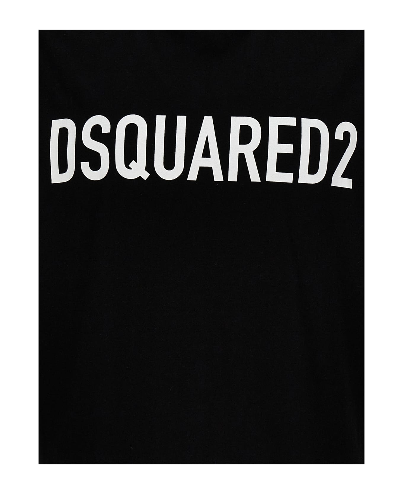 Dsquared2 Logo Print T-shirt - White/Black