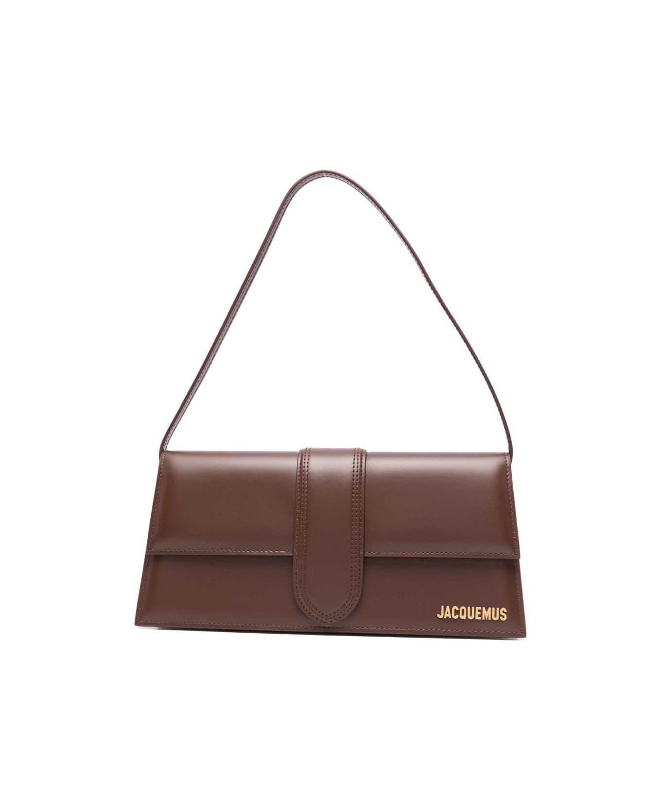 Jacquemus Le Bambino Long Leather Shoulder Bag - Brown