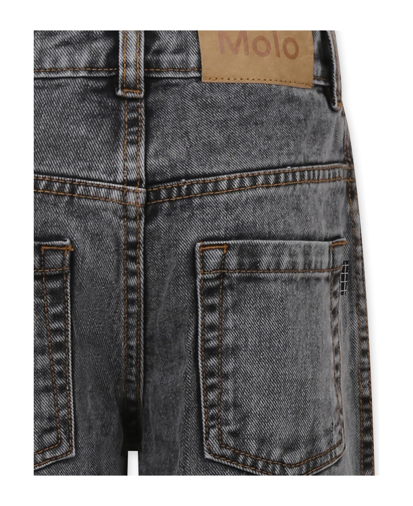 Molo Grey Jeans For Kids - Grey