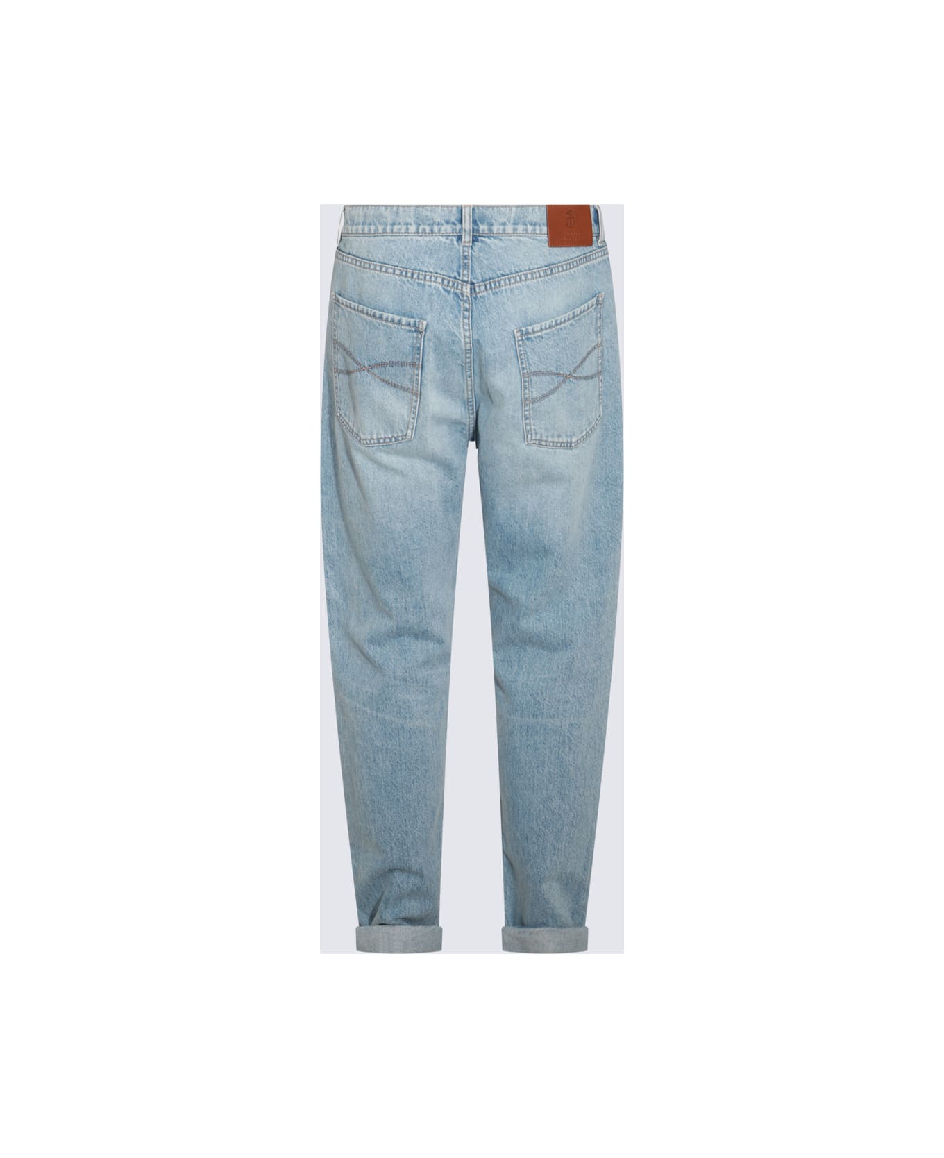 Brunello Cucinelli Blue Cotton Denim Jeans