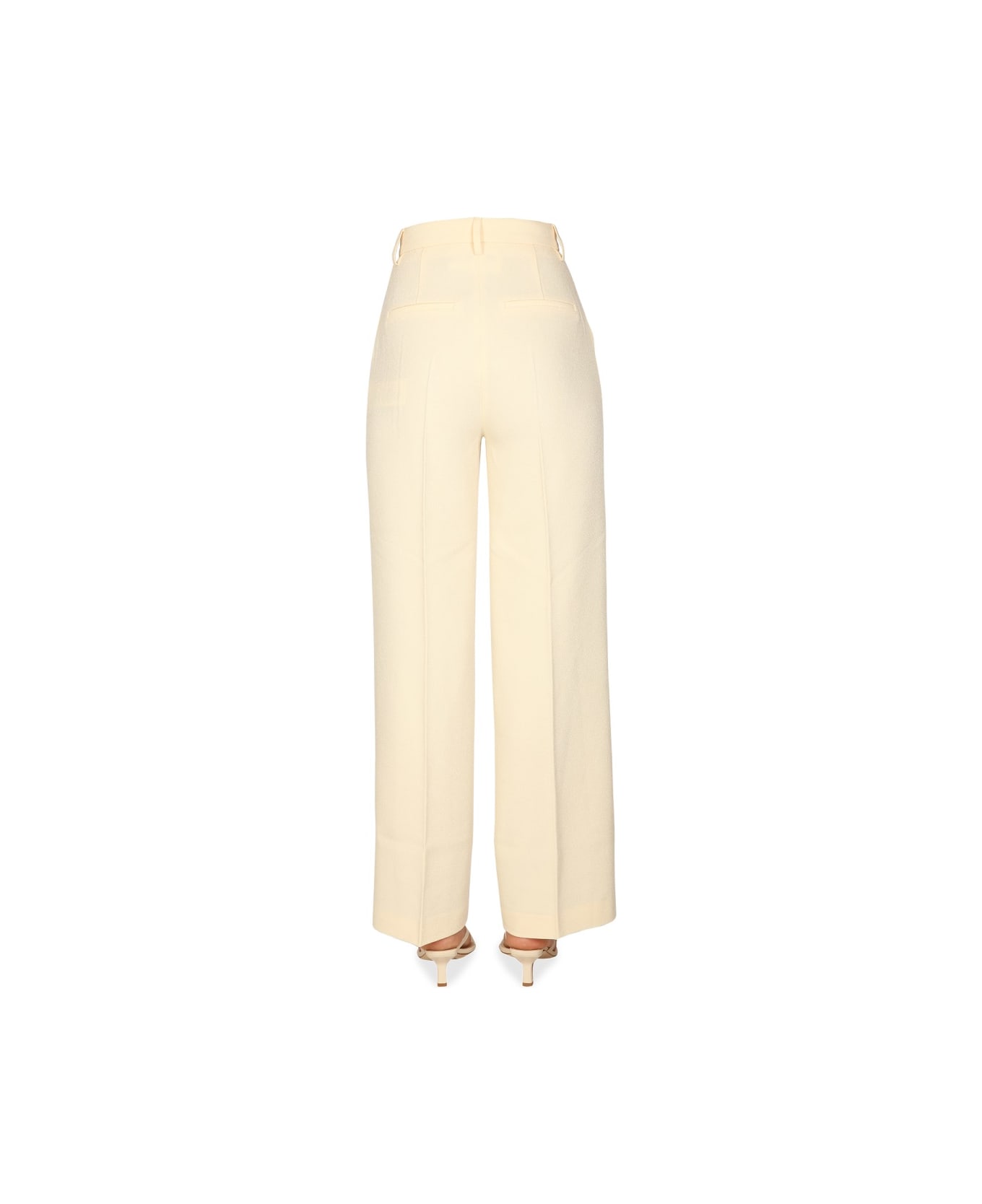 Nanushka Straight Tailored Pants - WHITE ボトムス