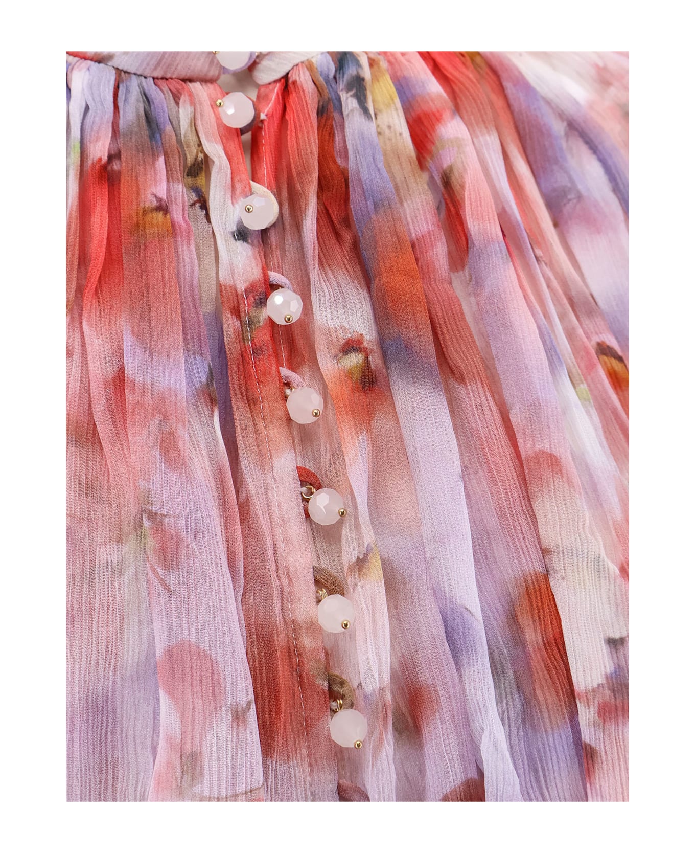 Zimmermann Printed Viscose Shirt - Pink