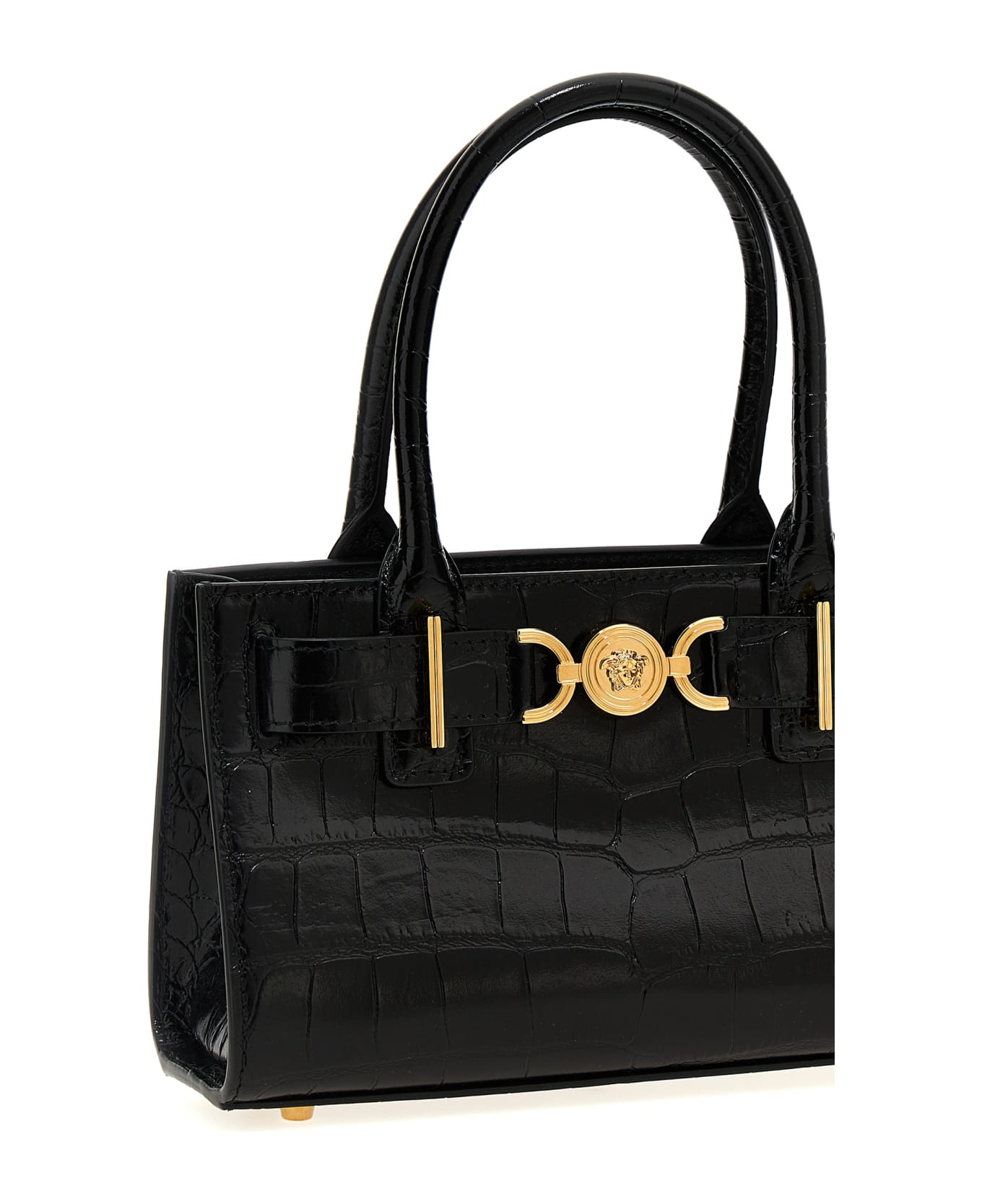 Versace 
medusa 
95
 Small Shopping Bag - Black  
