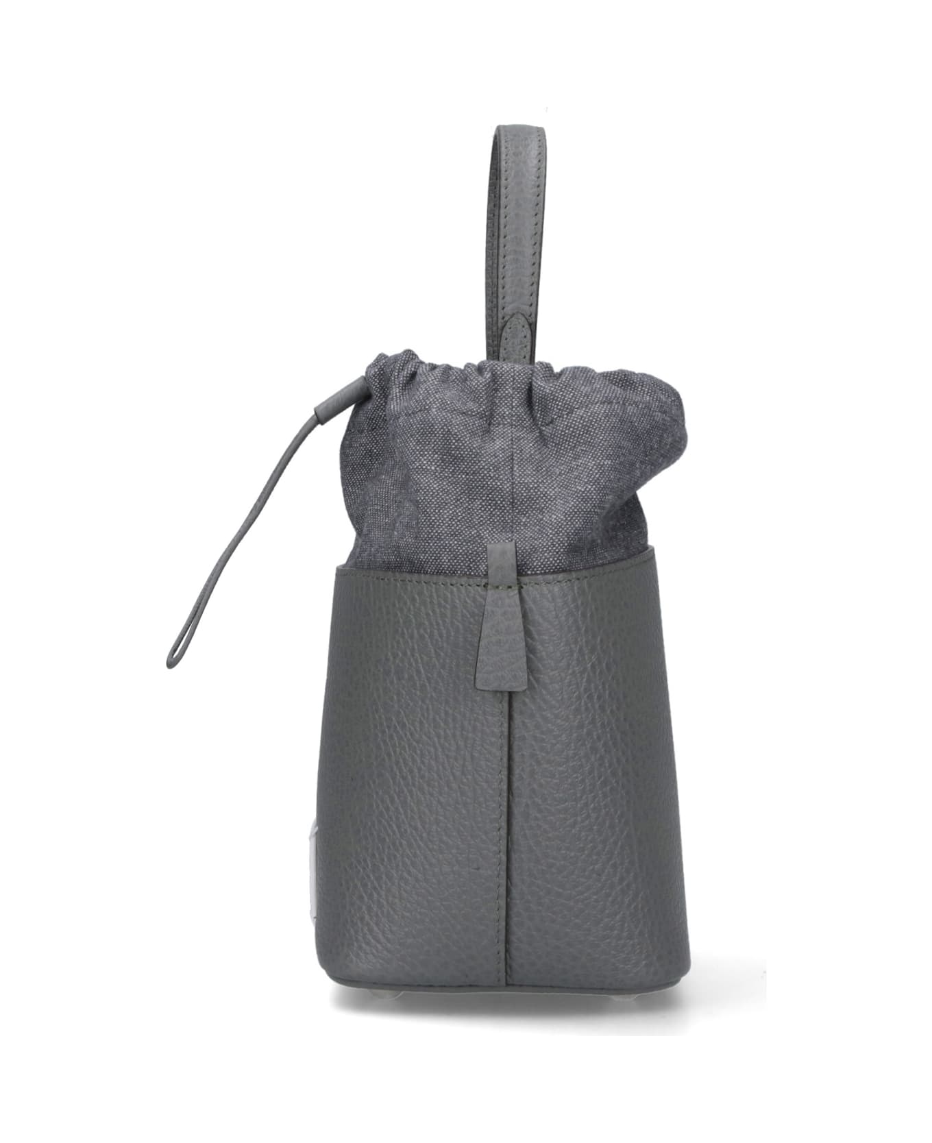 Maison Margiela Small Bucket Bag "5ac" - Gray