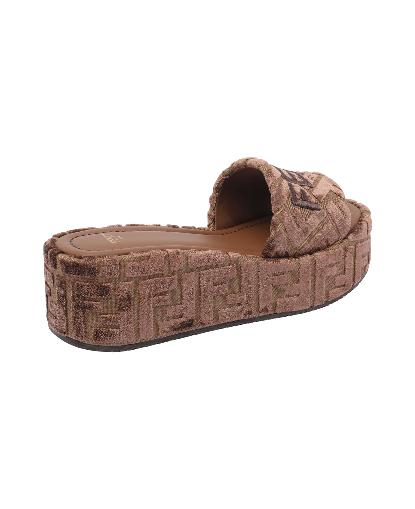 Fendi Sunshine Sandals - Brown