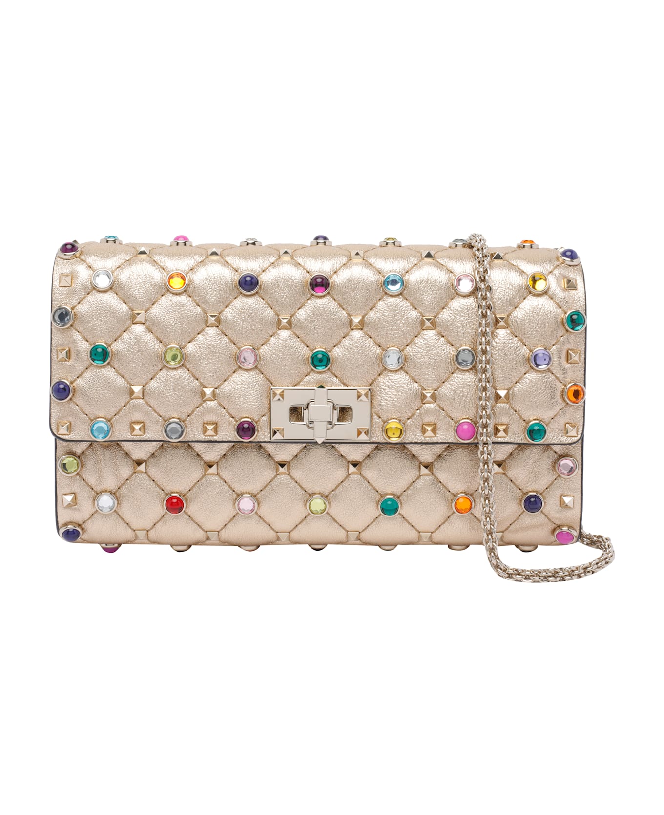 Valentino Garavani Rockstud Spike Pochette - Golden
