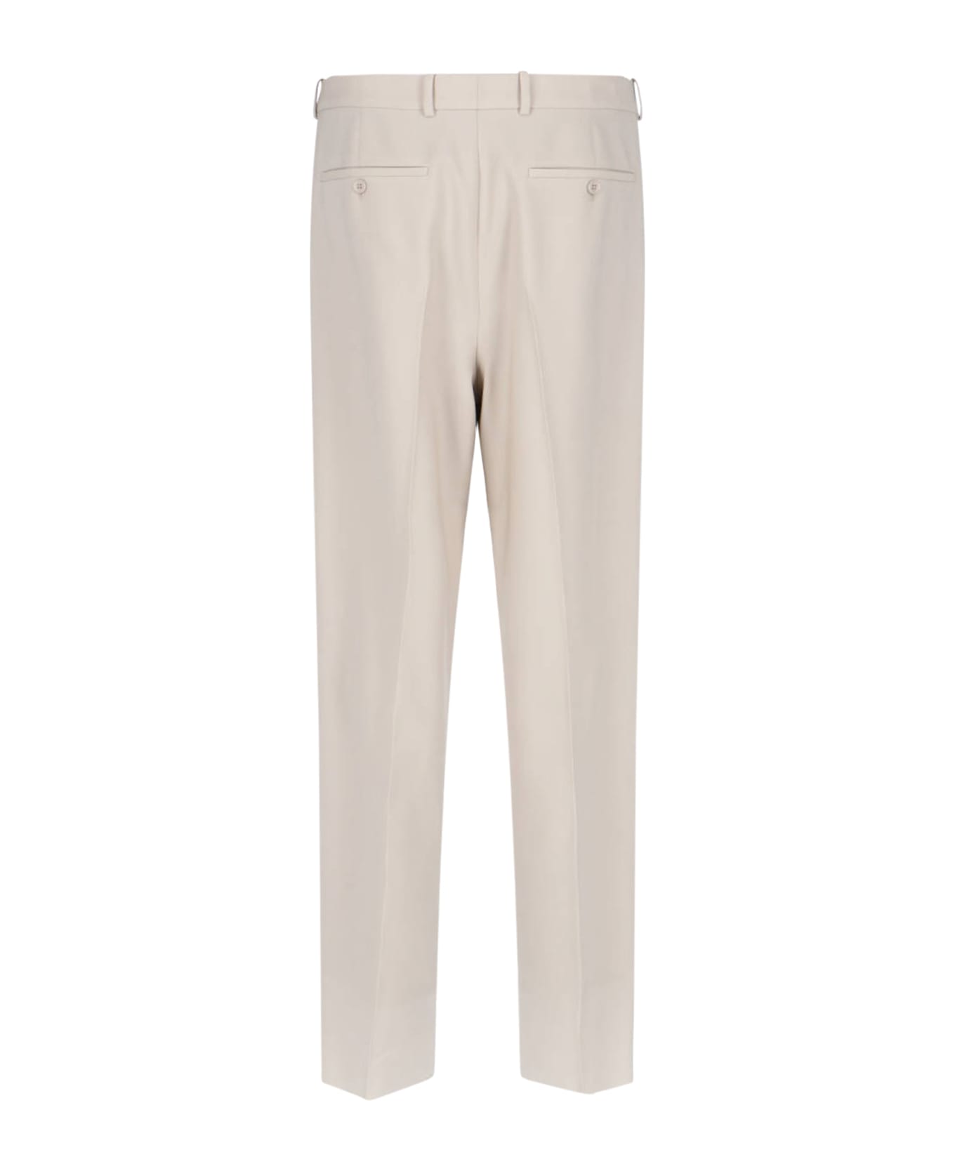 Saint Laurent Straight Pants - BEIGE
