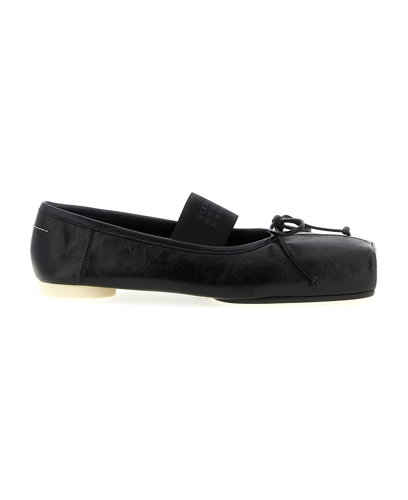 MM6 Maison Margiela 'ballet' Ballet Flats - Black  