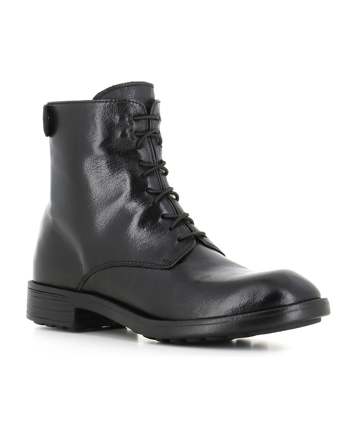 Officine Creative Lace-up Boot Diary/106 - Black